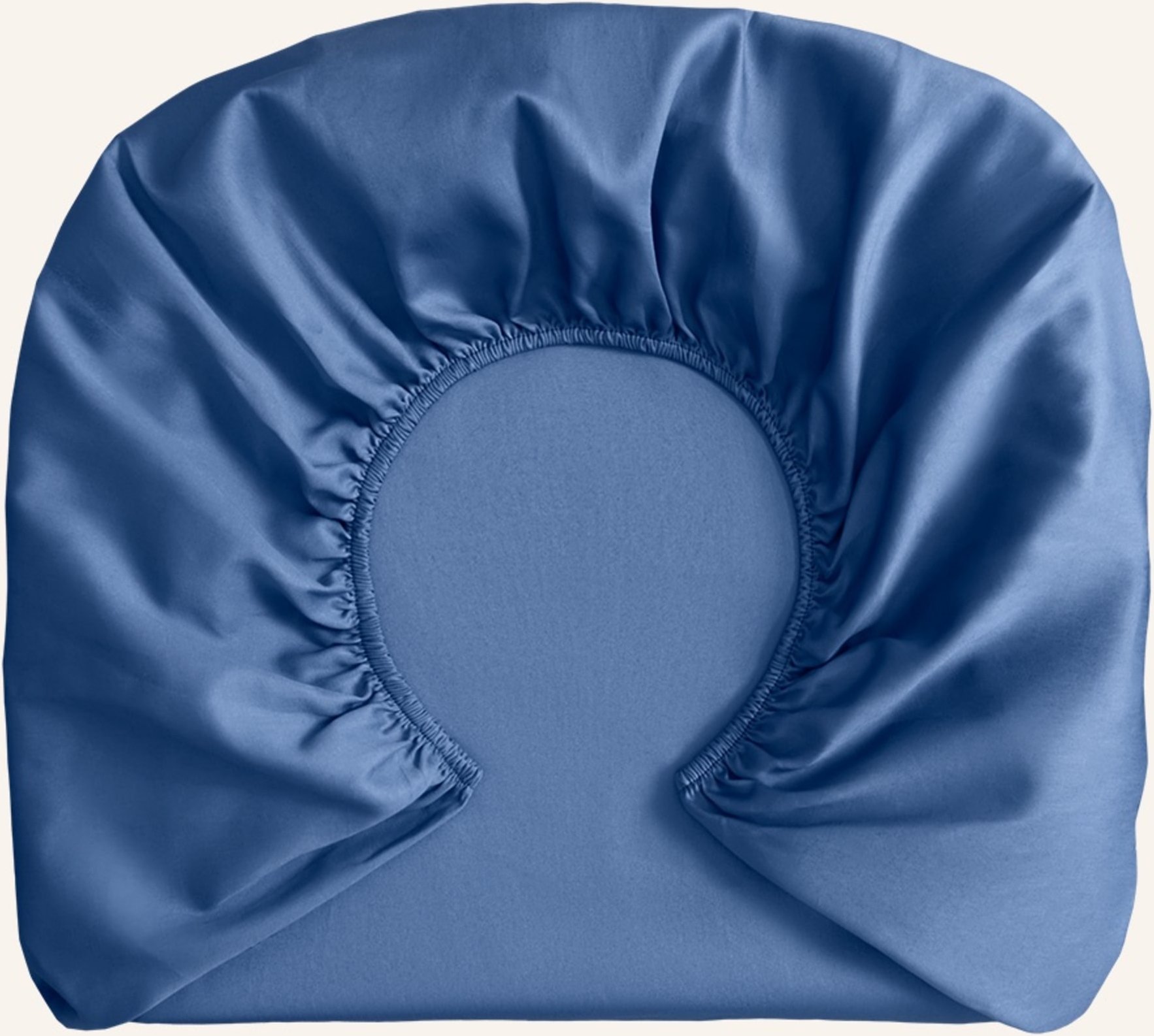 Royfort Spannbettlaken Baumwolle blau