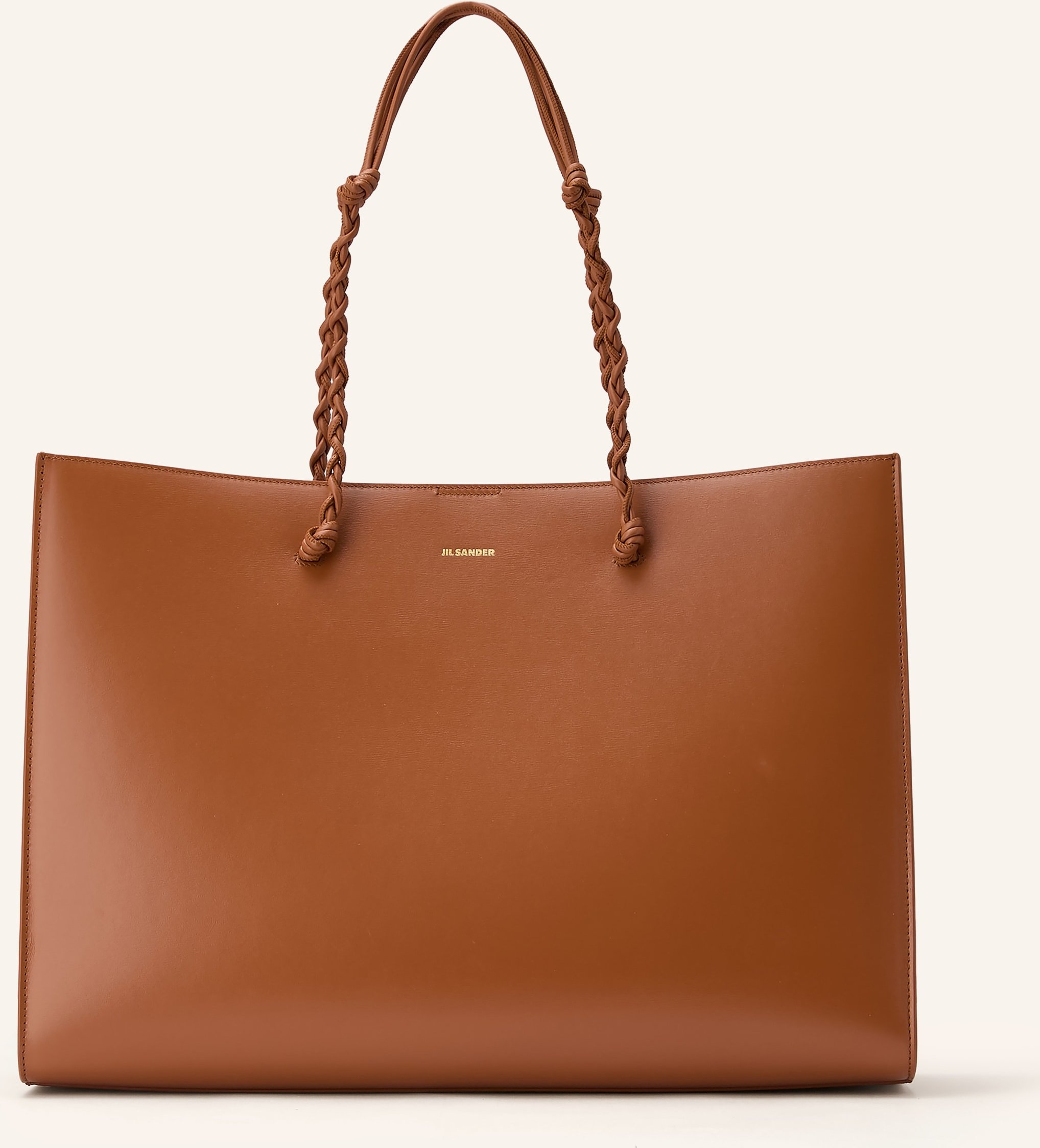 Jil Sander Shopper Tangle braun