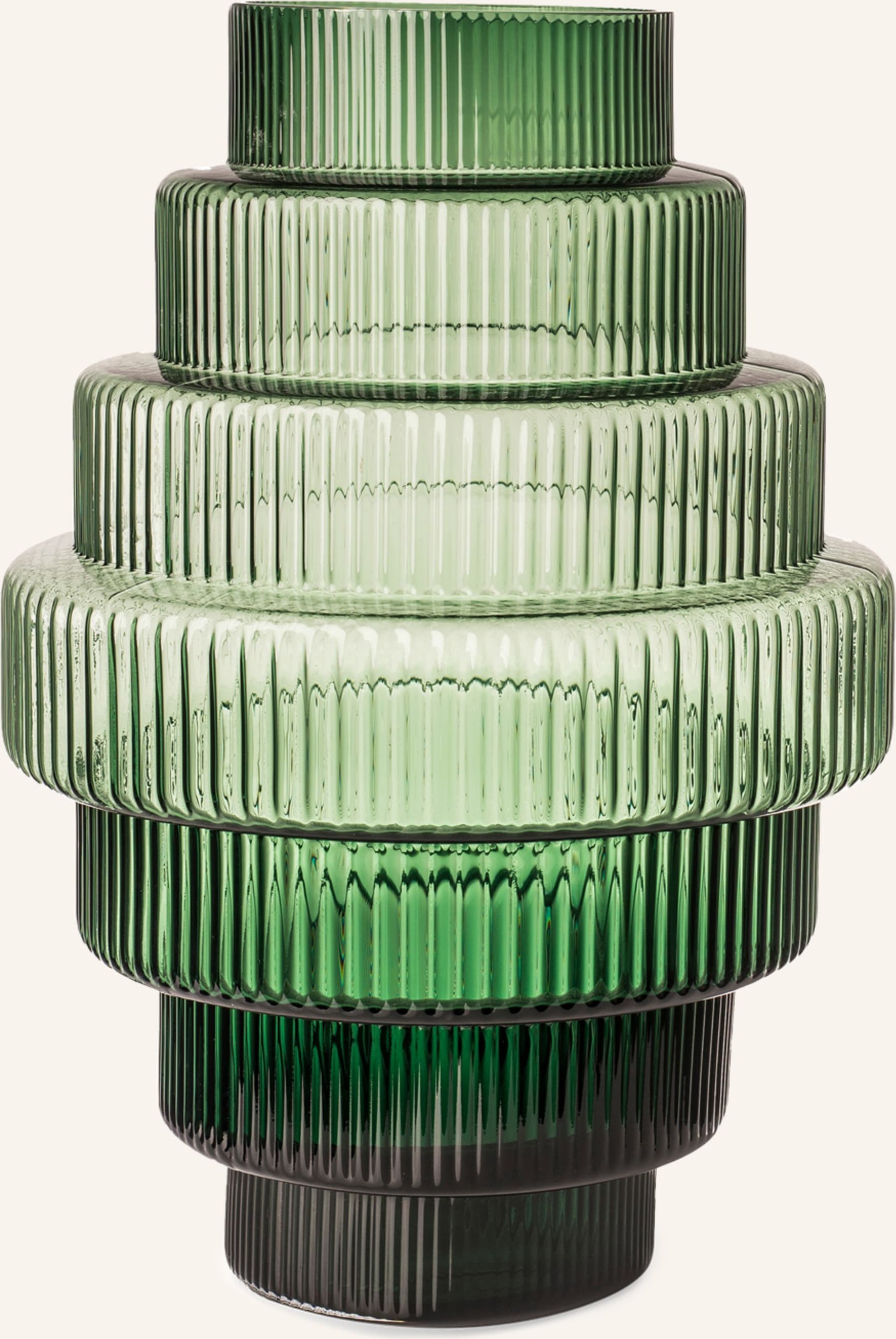 Polspotten Vase Steps gruen