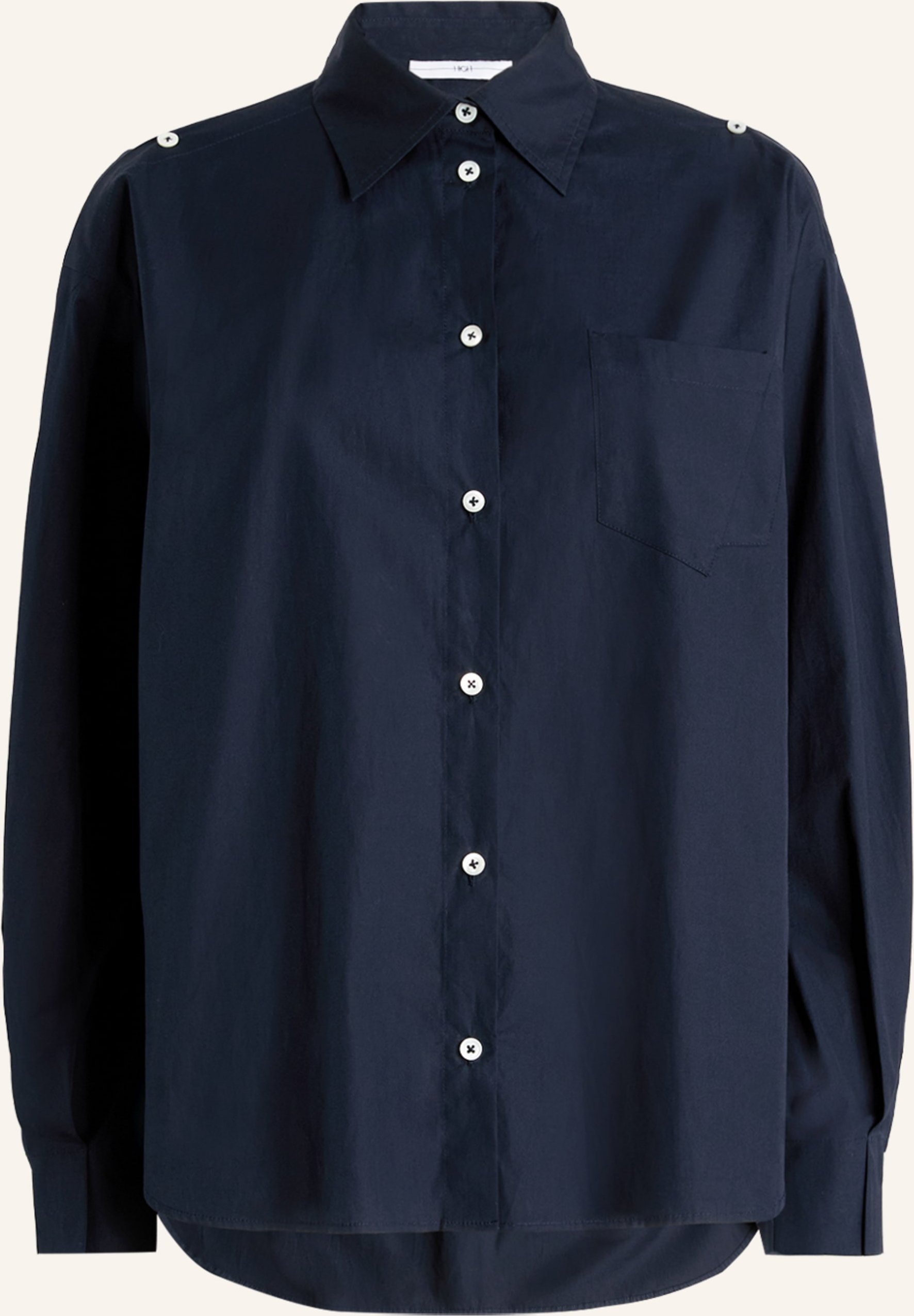 High Hemd Chilly blau