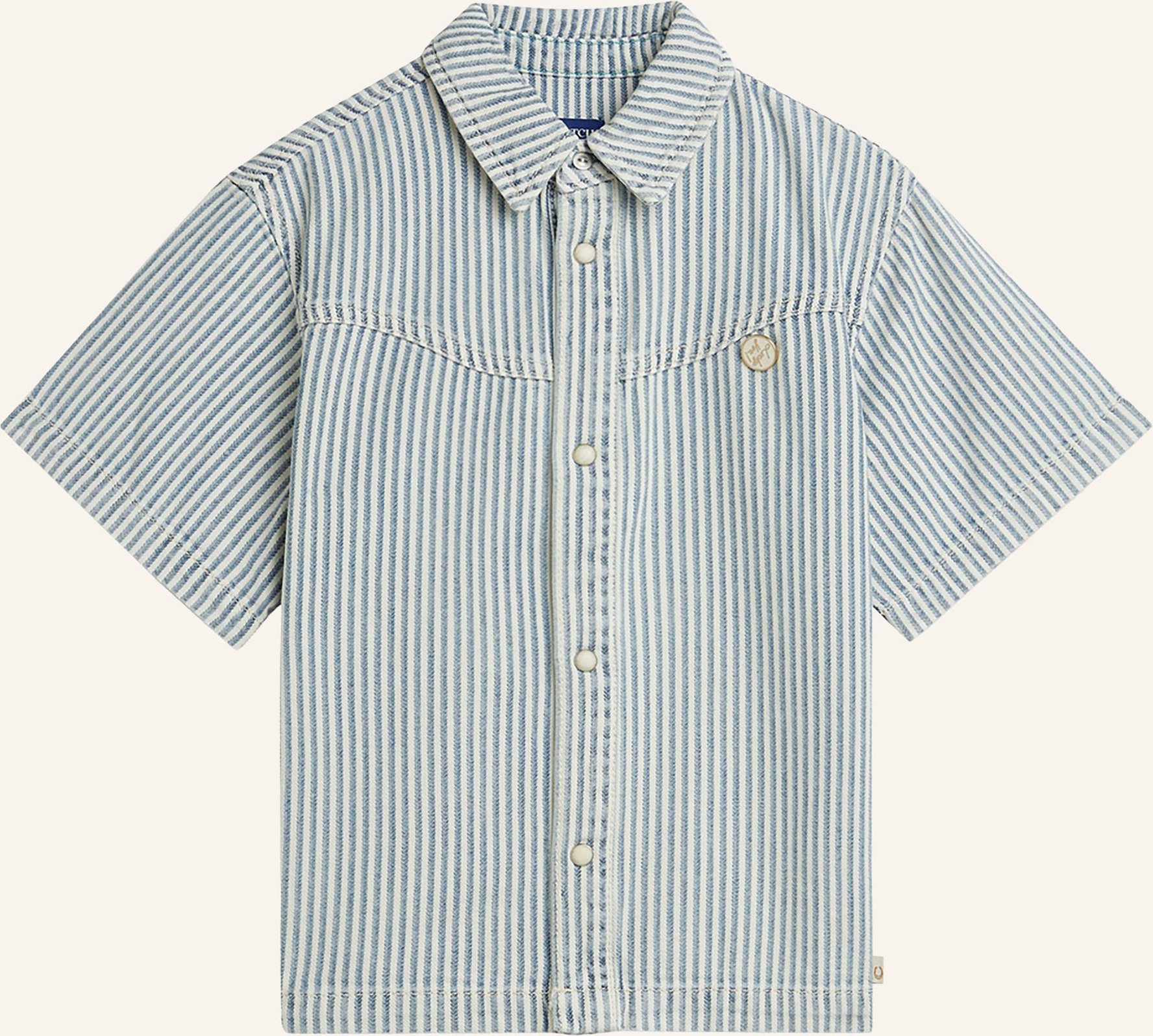 Scotch & Soda Jeansbluse blau