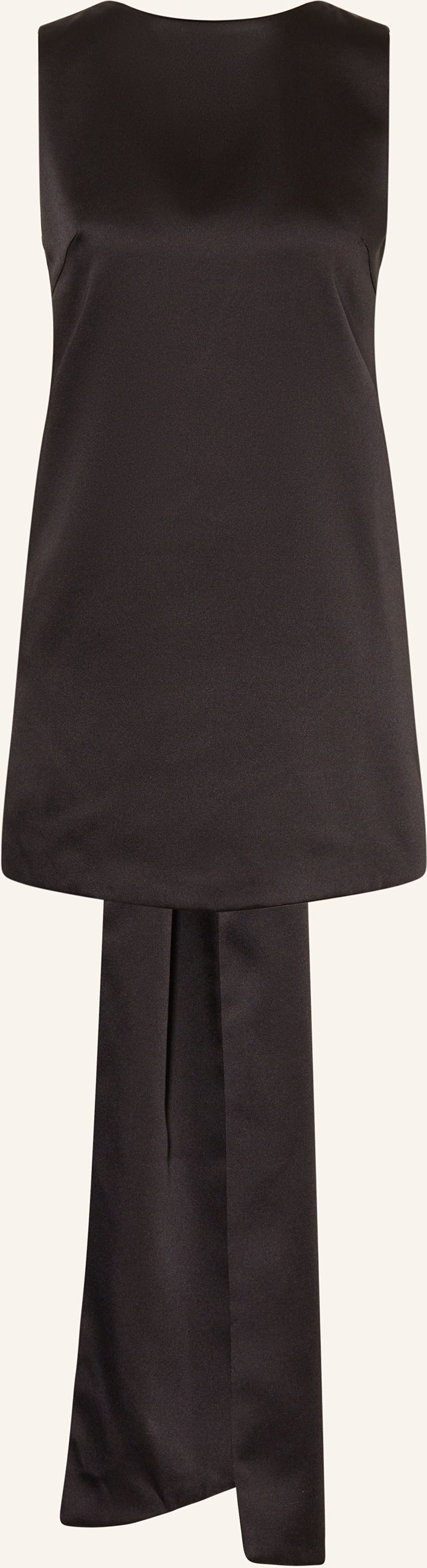 Eleh Satinkleid schwarz