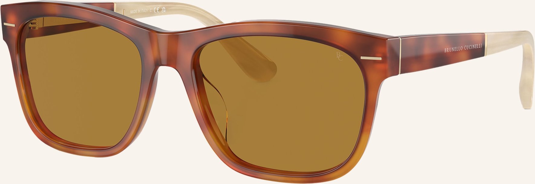 Brunello Cucinelli Sonnenbrille bc4003s braun