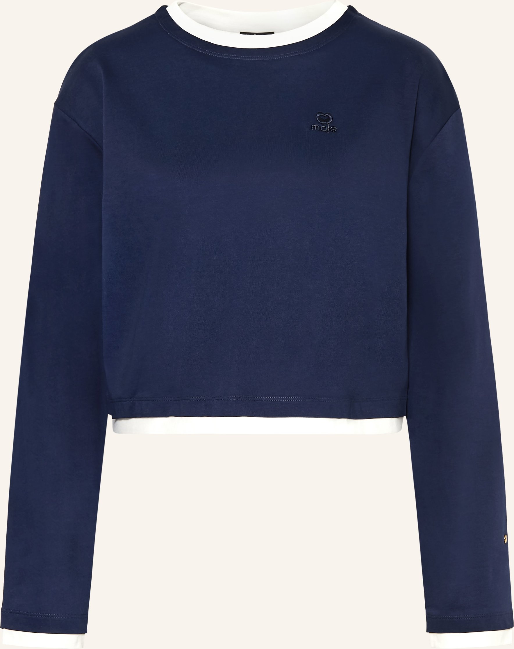 Maje Longsleeve blau