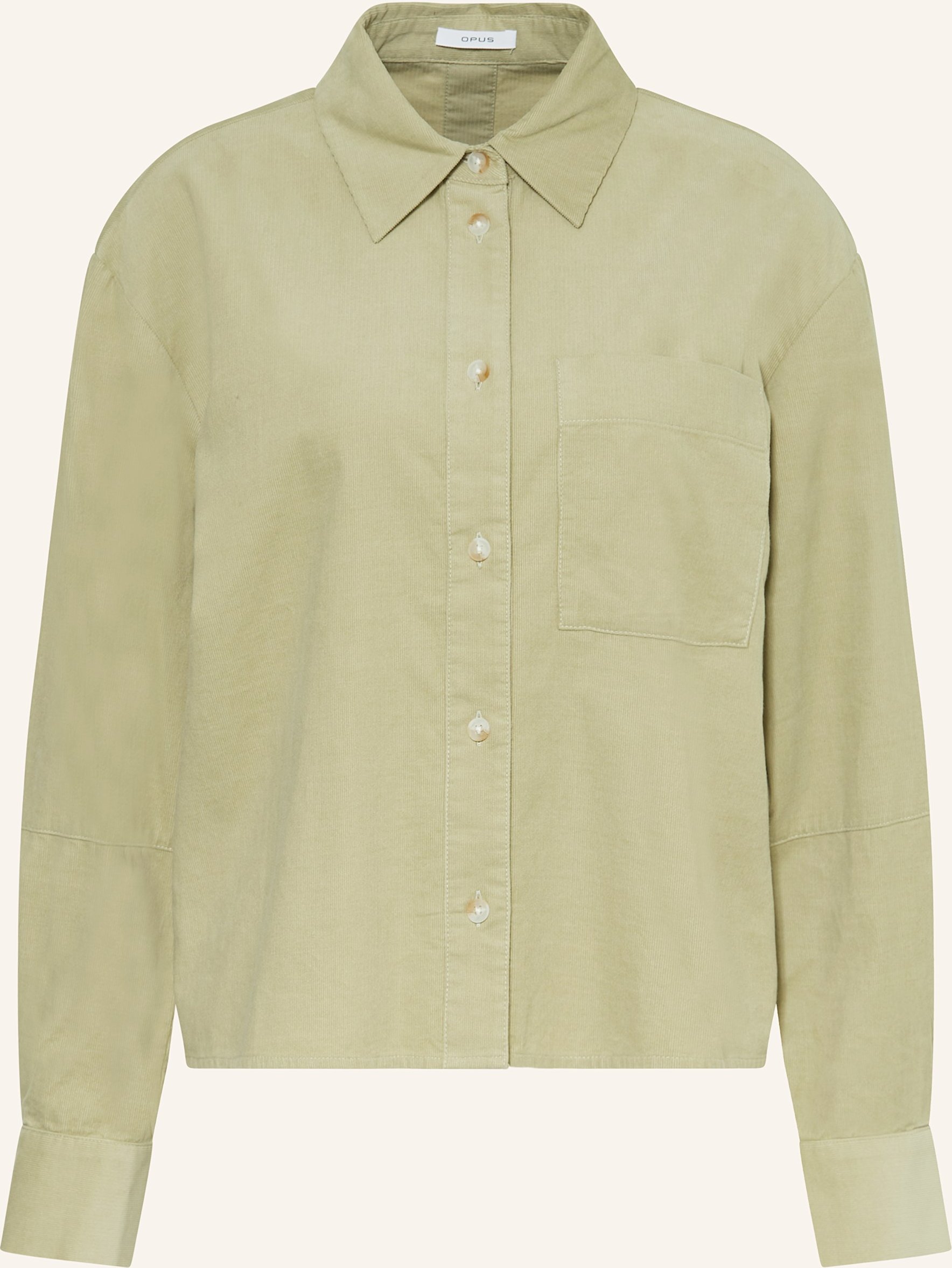 Thumbnail - Opus Hemdbluse Frone Aus Cord gruen