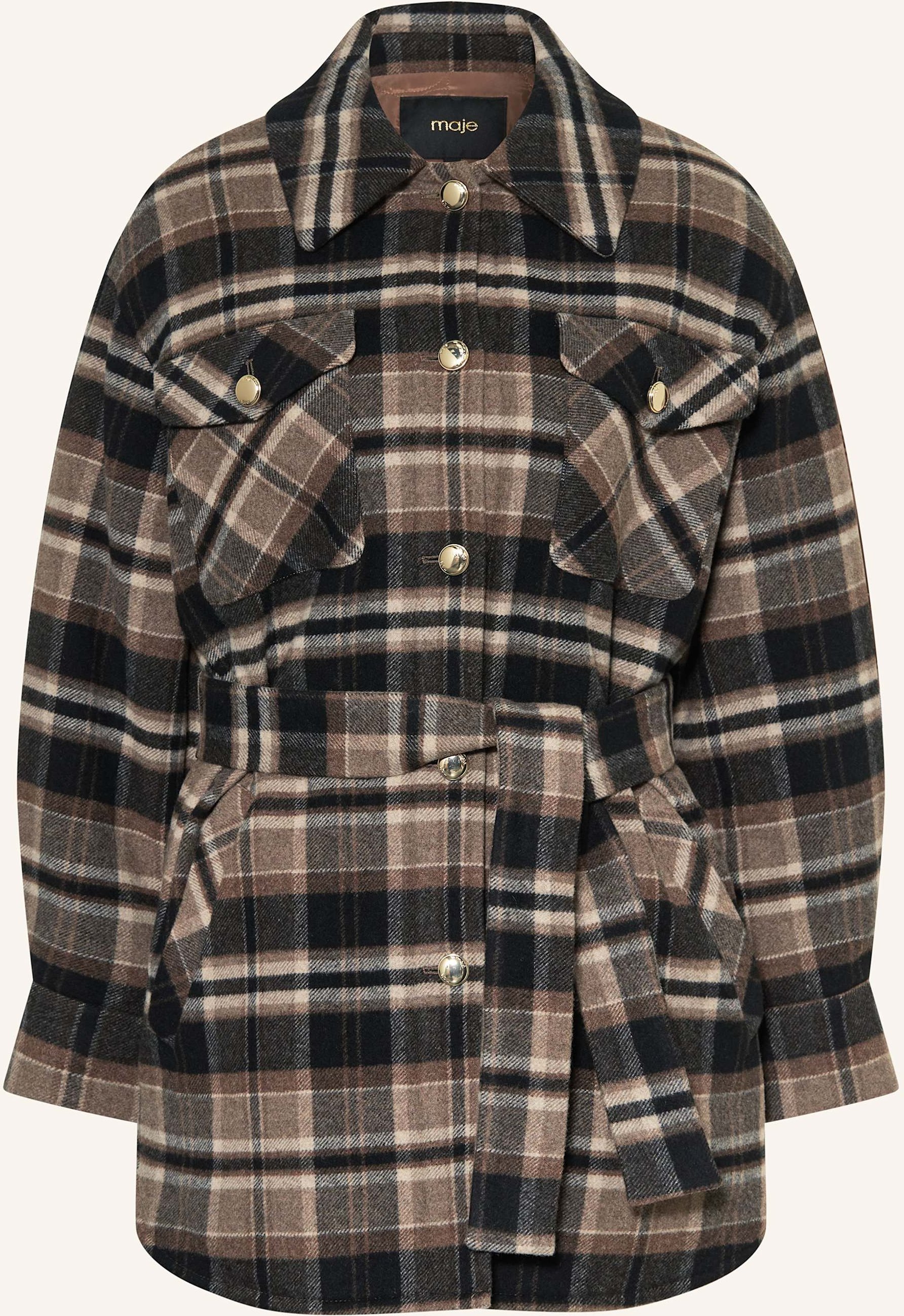 Thumbnail - Maje Overjacket braun