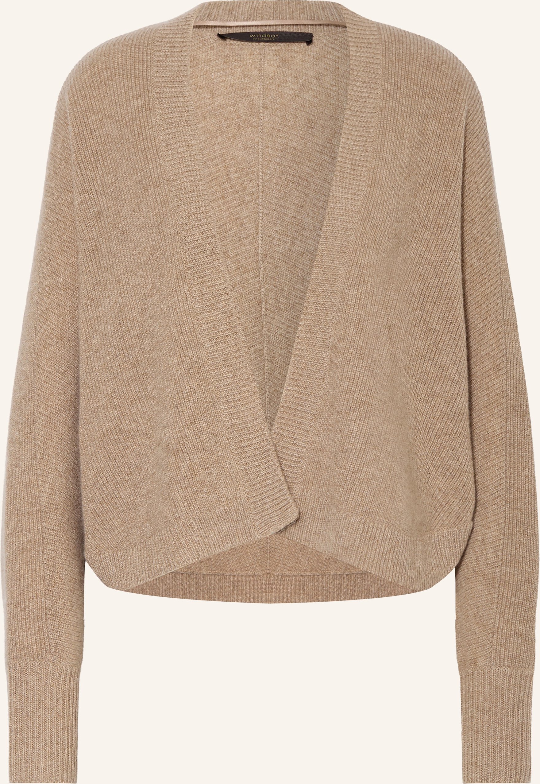 Windsor. Strickhülle Aus Cashmere beige