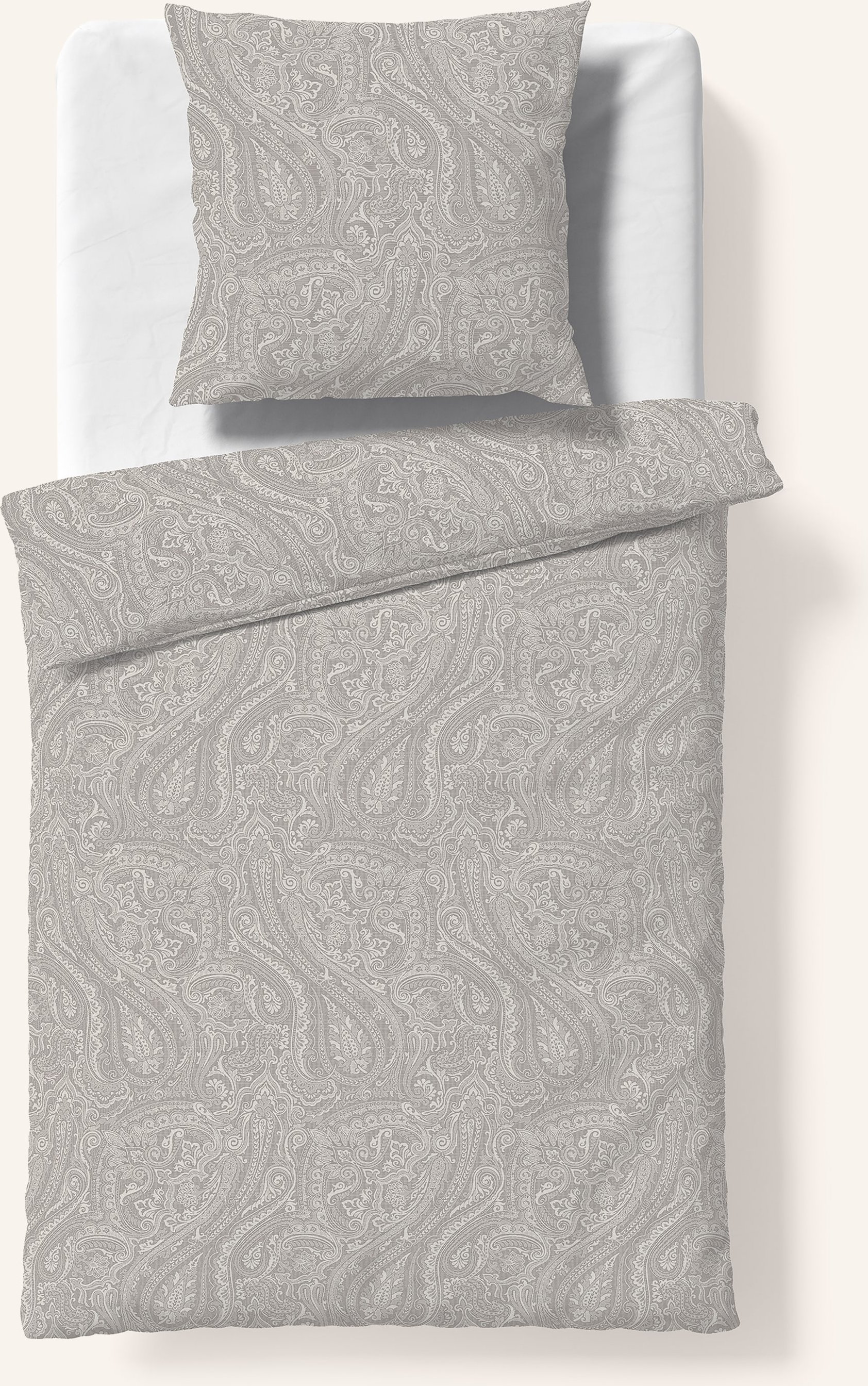 Fleuresse Bettwäsche Lech grau
