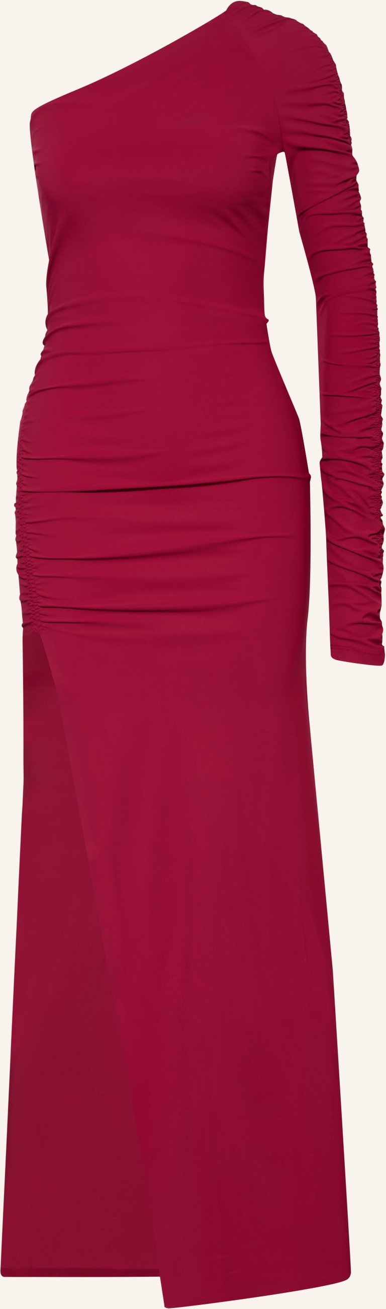 Patrizia Pepe One-Shoulder-Kleid rot