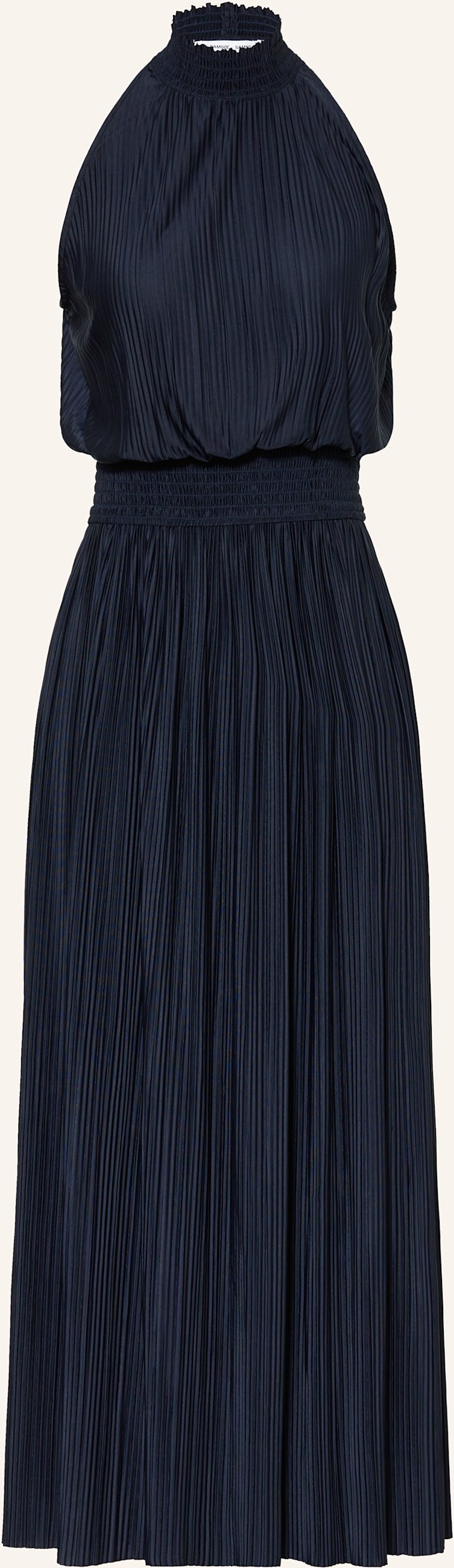 Thumbnail - Samsøe Samsøe Plisseekleid Uma blau