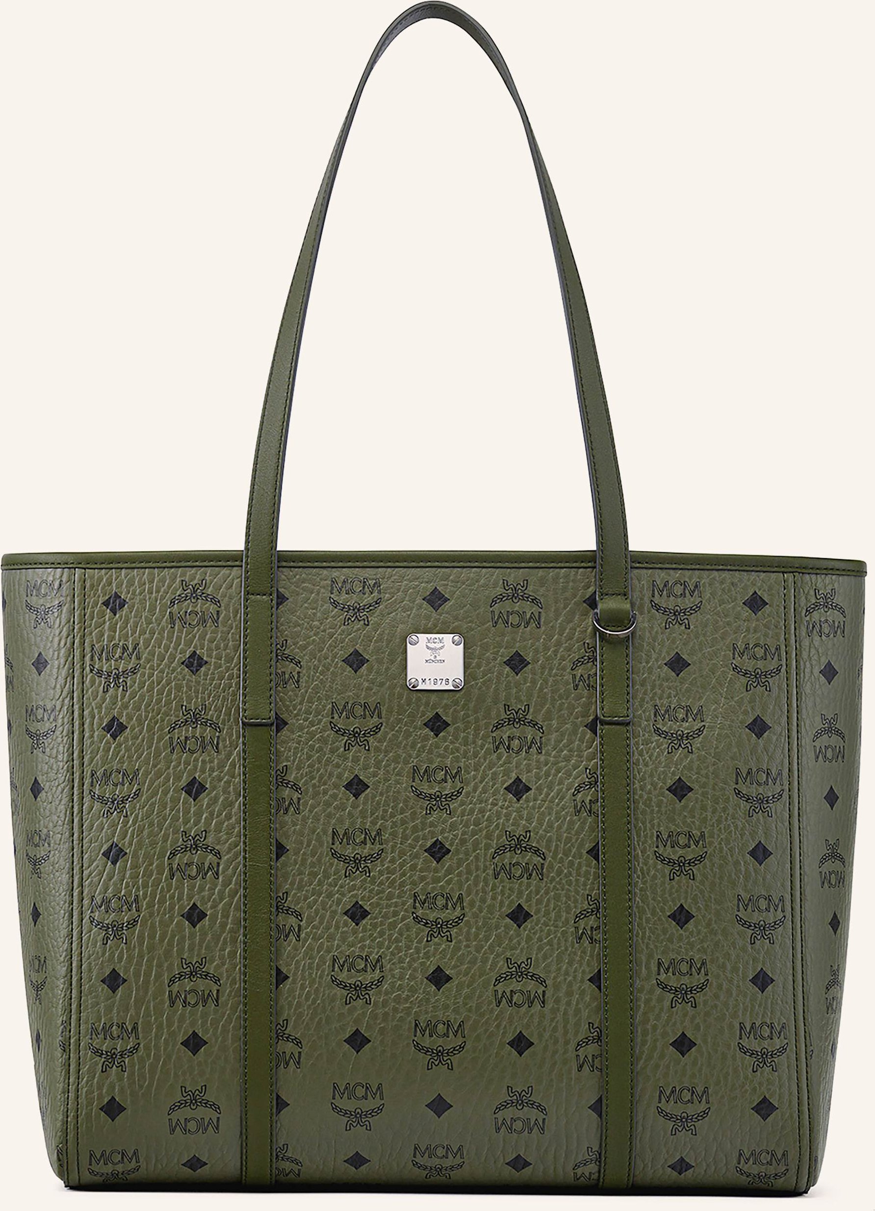 Thumbnail - Mcm Shopper Toni Medium gruen