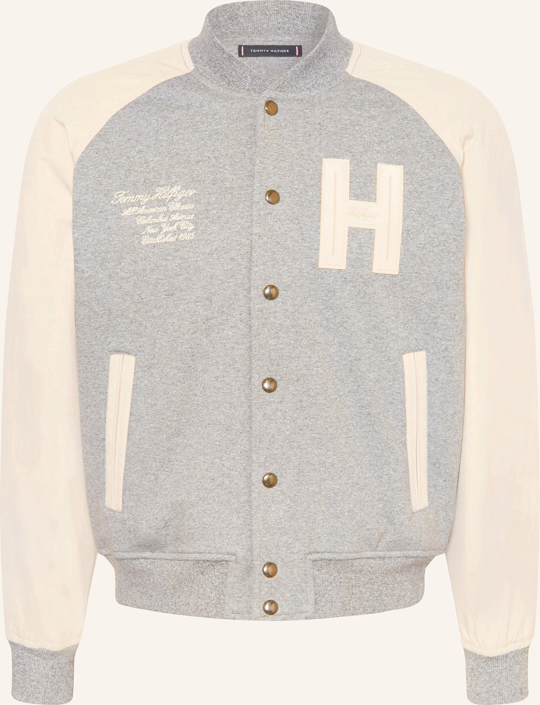 Tommy Hilfiger College-Jacke grau