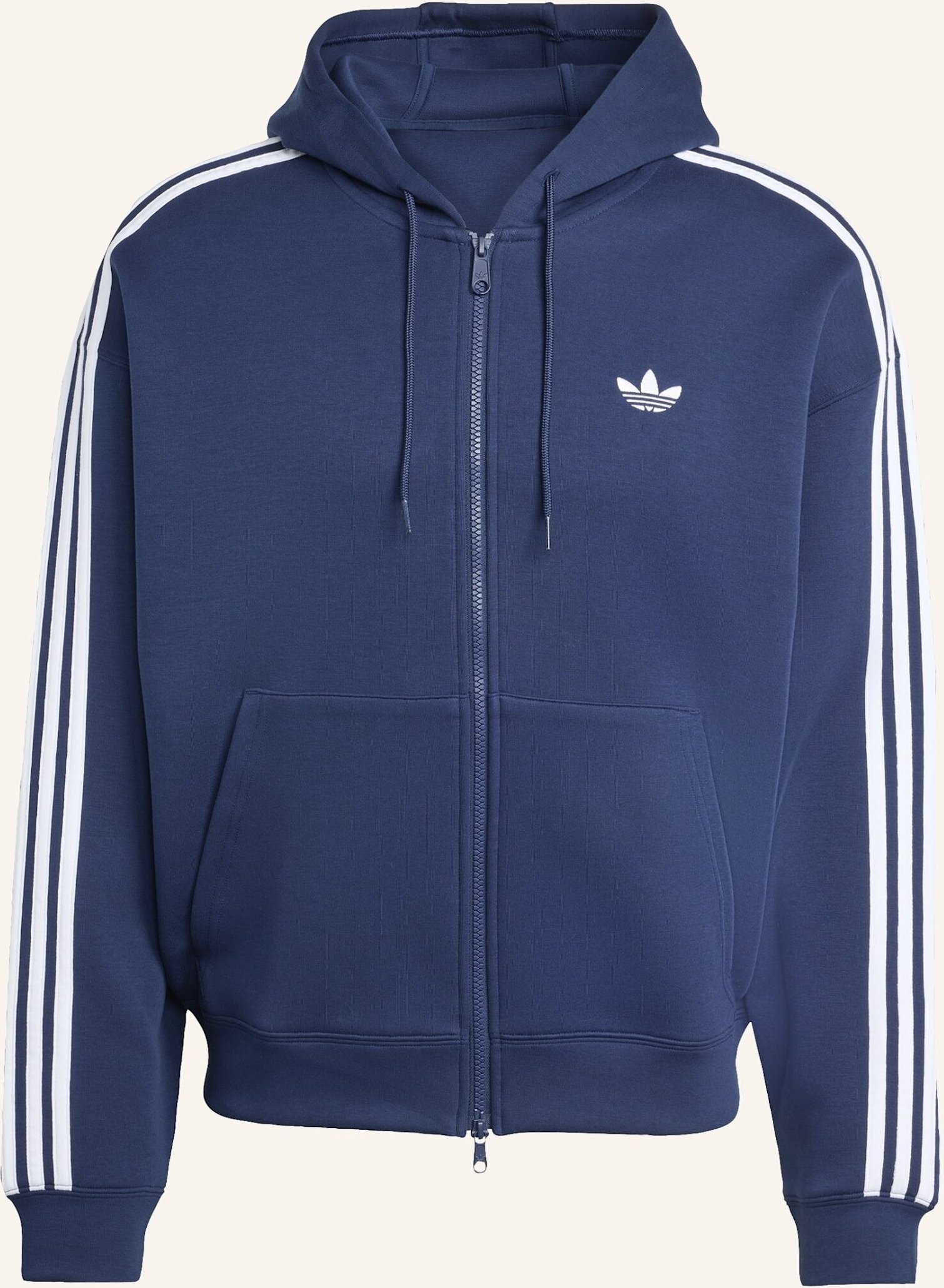 Adidas Originals Adidas Adicolor Spacer Oversized Kapuzenjacke blau