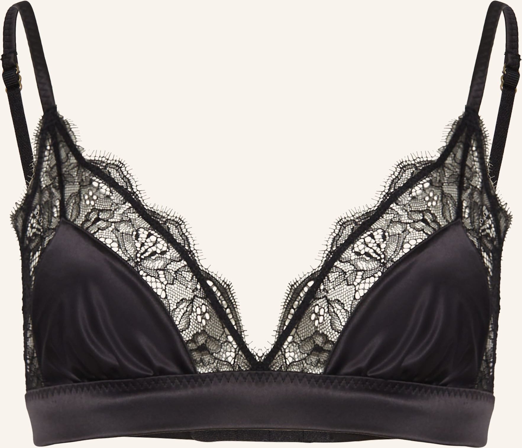 Closed Triangel-Bh Love Lace schwarz