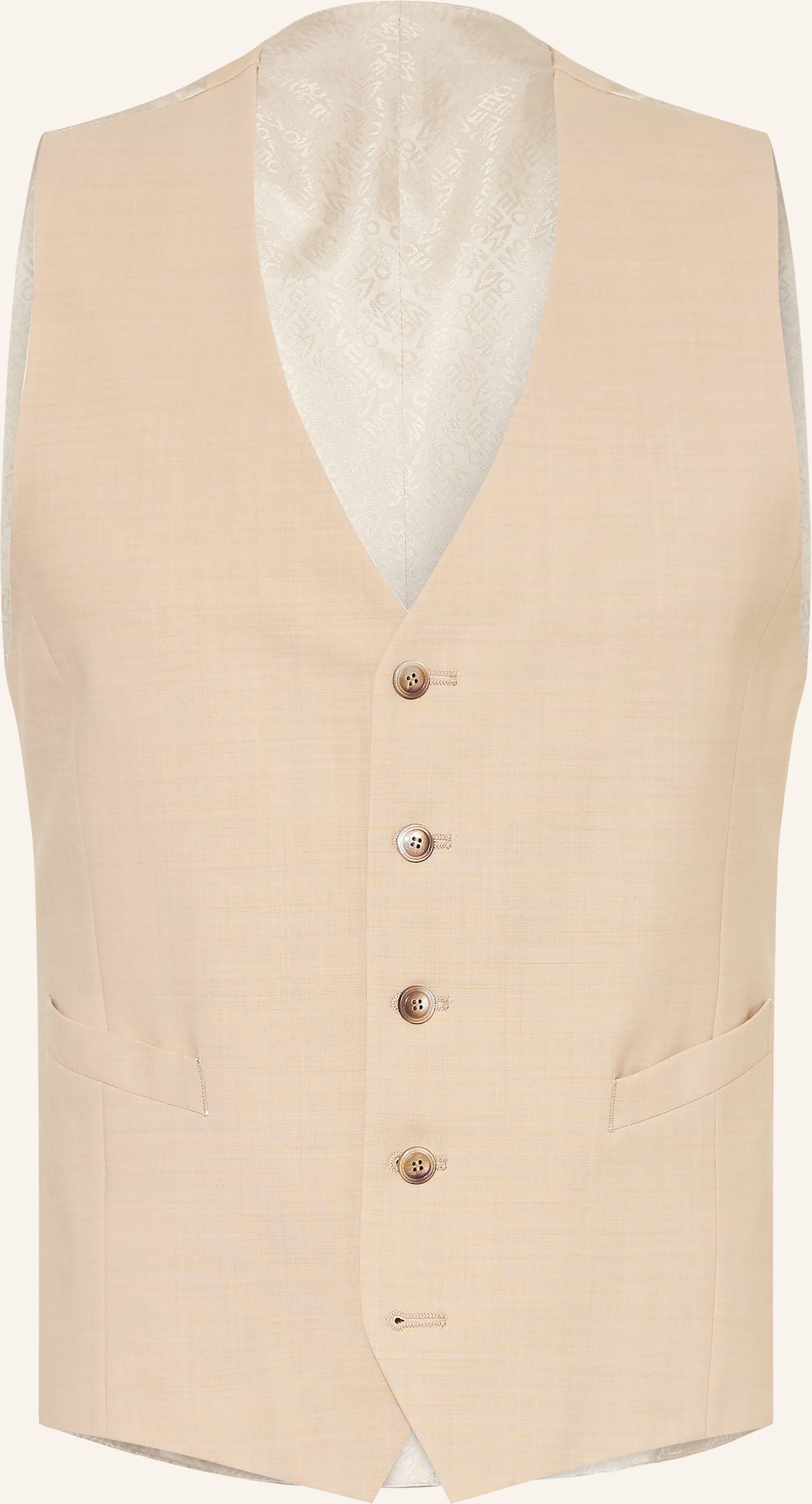 Digel Move Weste Nicolo Extra Slim Fit beige