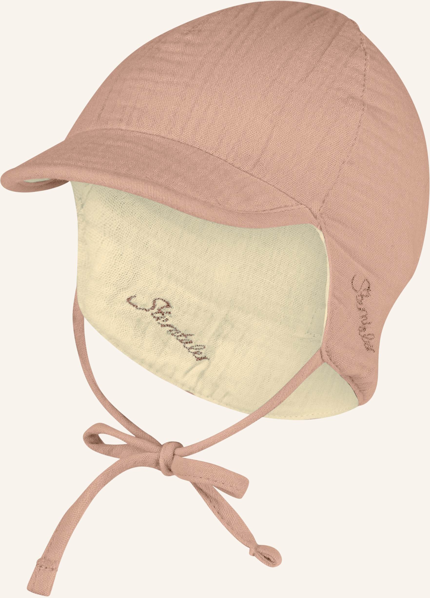 Sterntaler Schirmmütze Mit Nackenschutz Wende beige