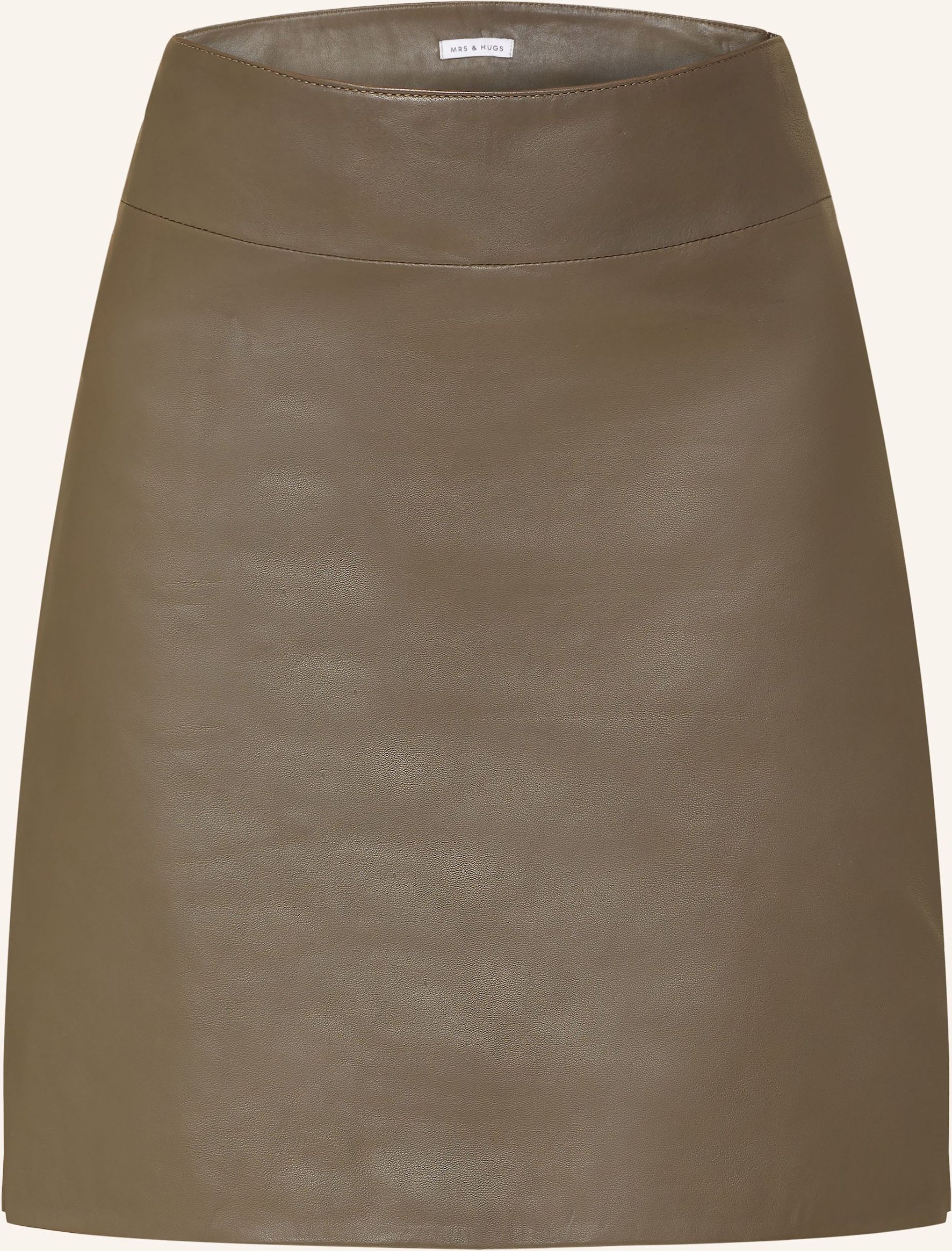 Mrs & Hugs Lederrock beige