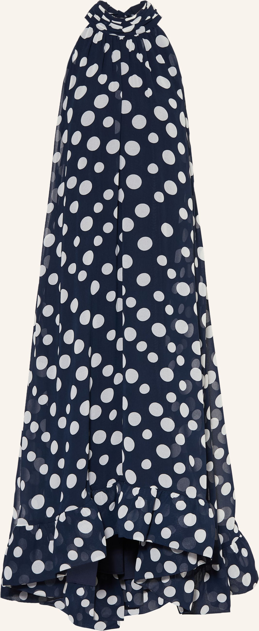 Apart Abendkleid Mit Rüschen blau