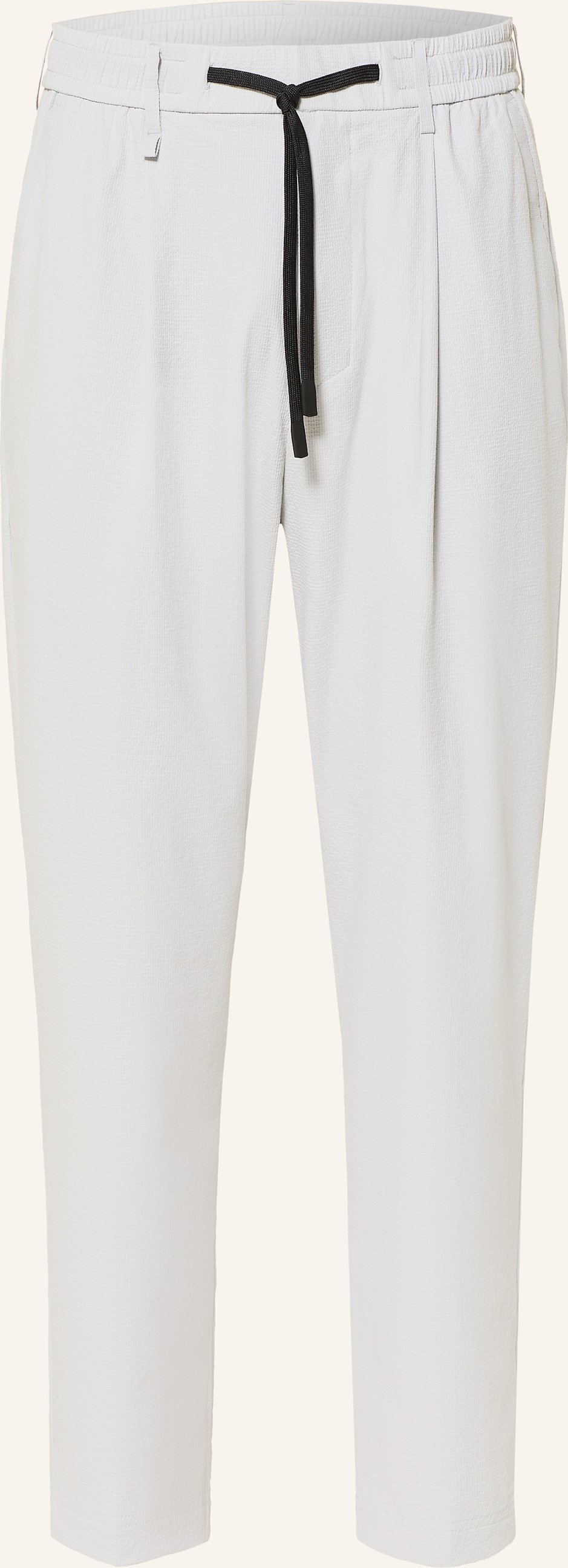 Thumbnail - Boss Hose Im Jogging-Stil Convert Pleat Tapered Fit grau