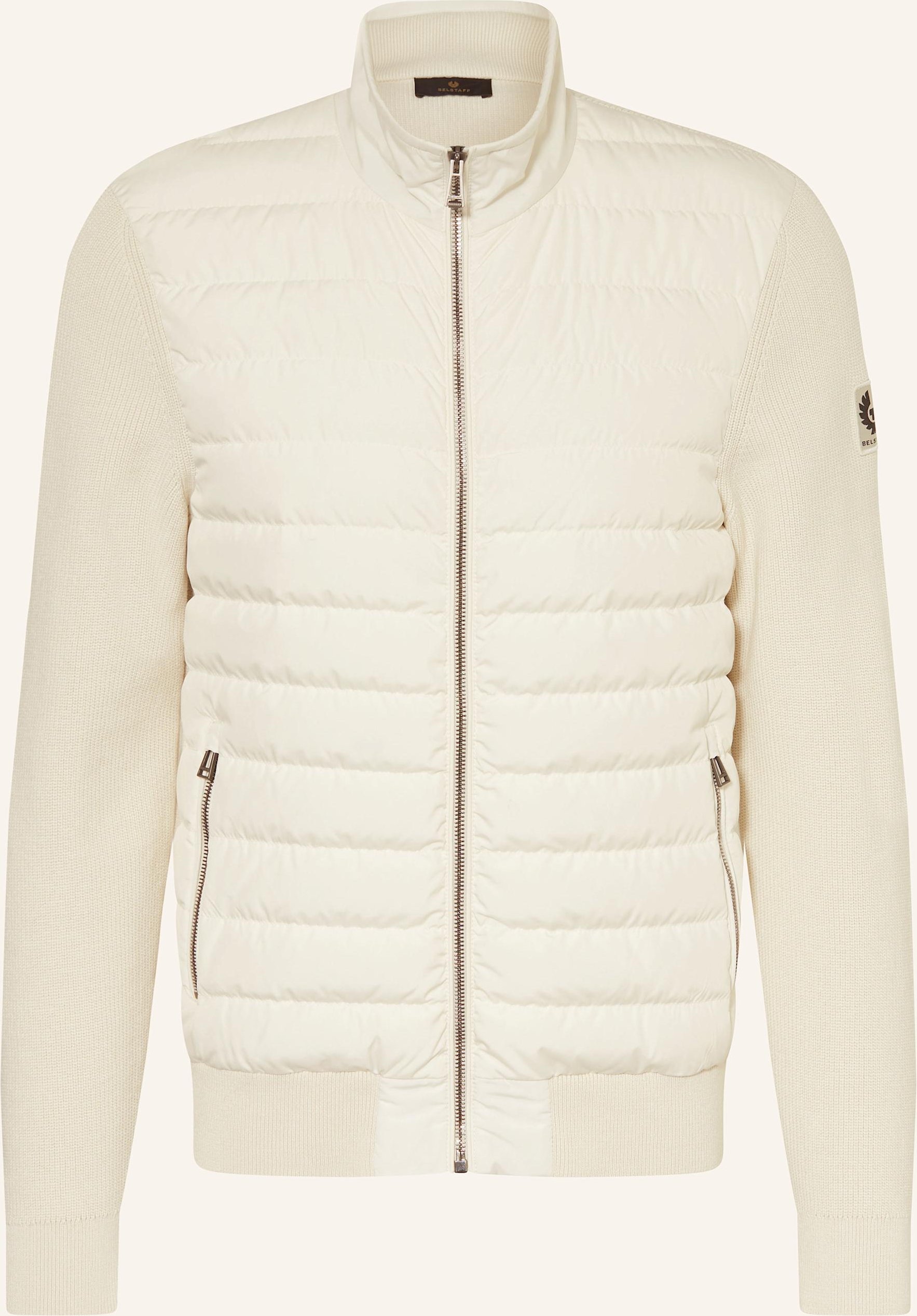 Belstaff Daunenjacke Control Im Materialmix weiss