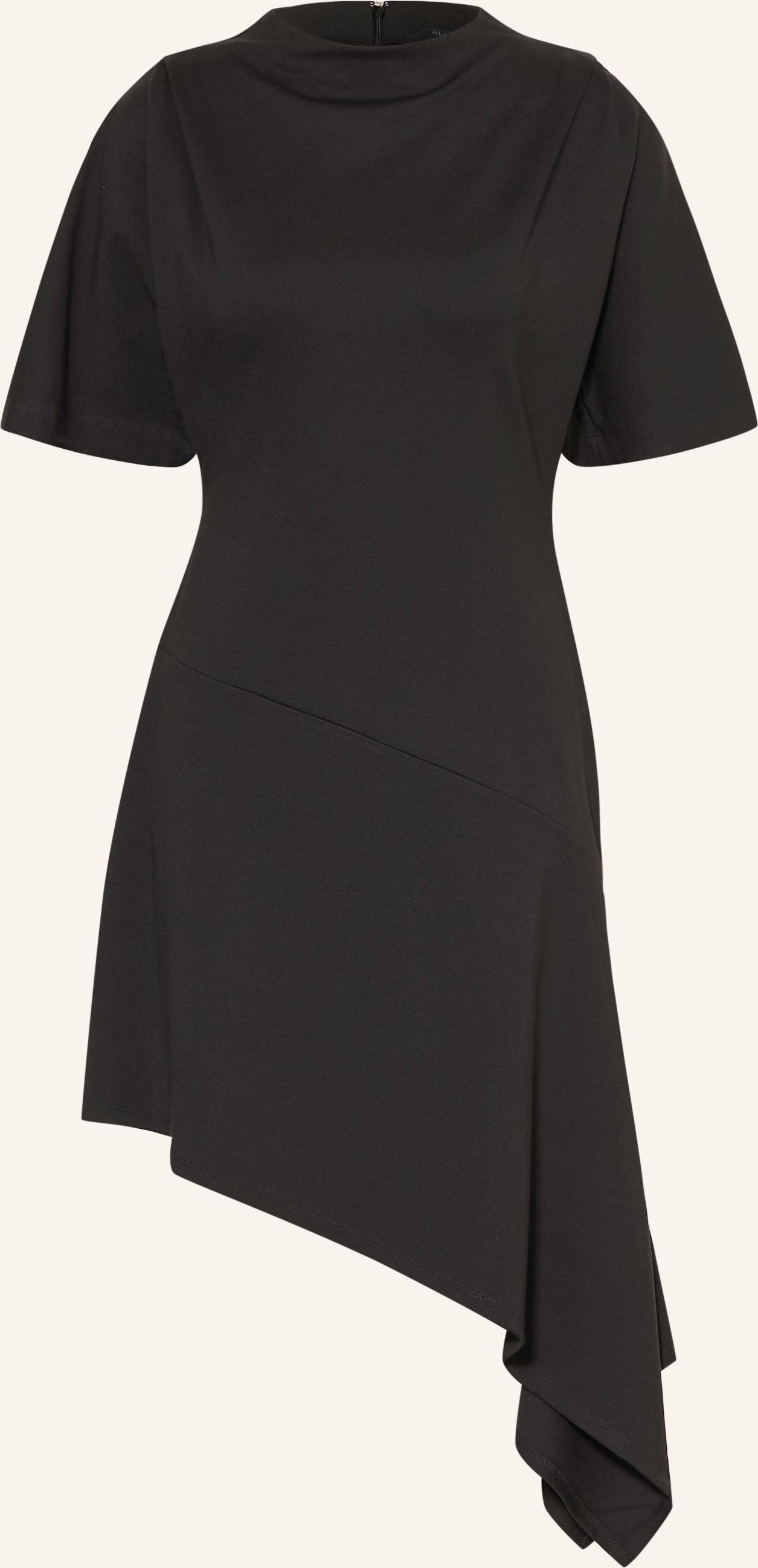 Allsaints Jerseykleid Rosa schwarz