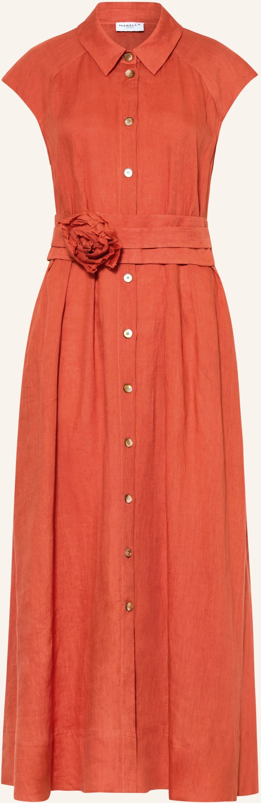 Marella Hemdblusenkleid Mlsvento orange
