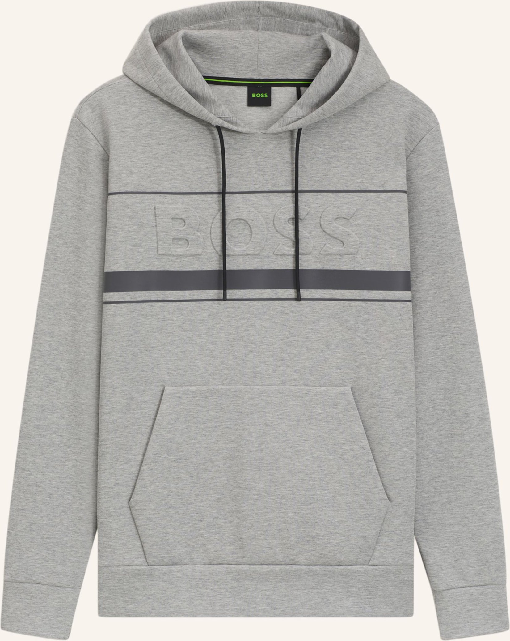 Thumbnail - Boss Sweatshirt Soody Zone Regular Fit silber