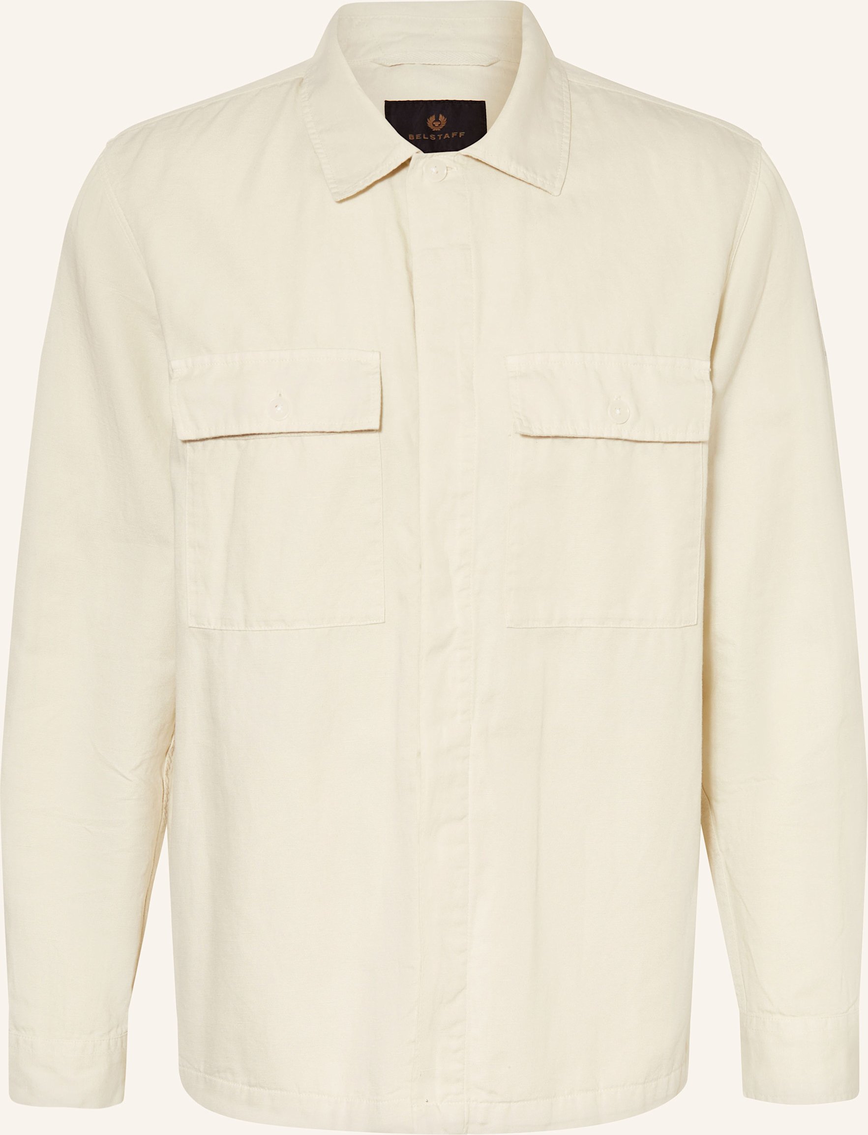 Belstaff Overshirt Maritime Mit Leinen beige