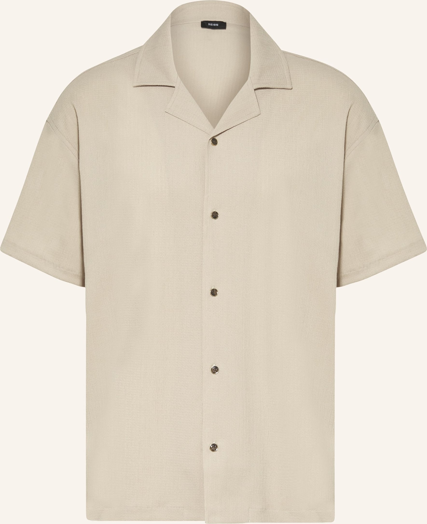 Reiss Resorthemd Hunt Comfort Fit beige