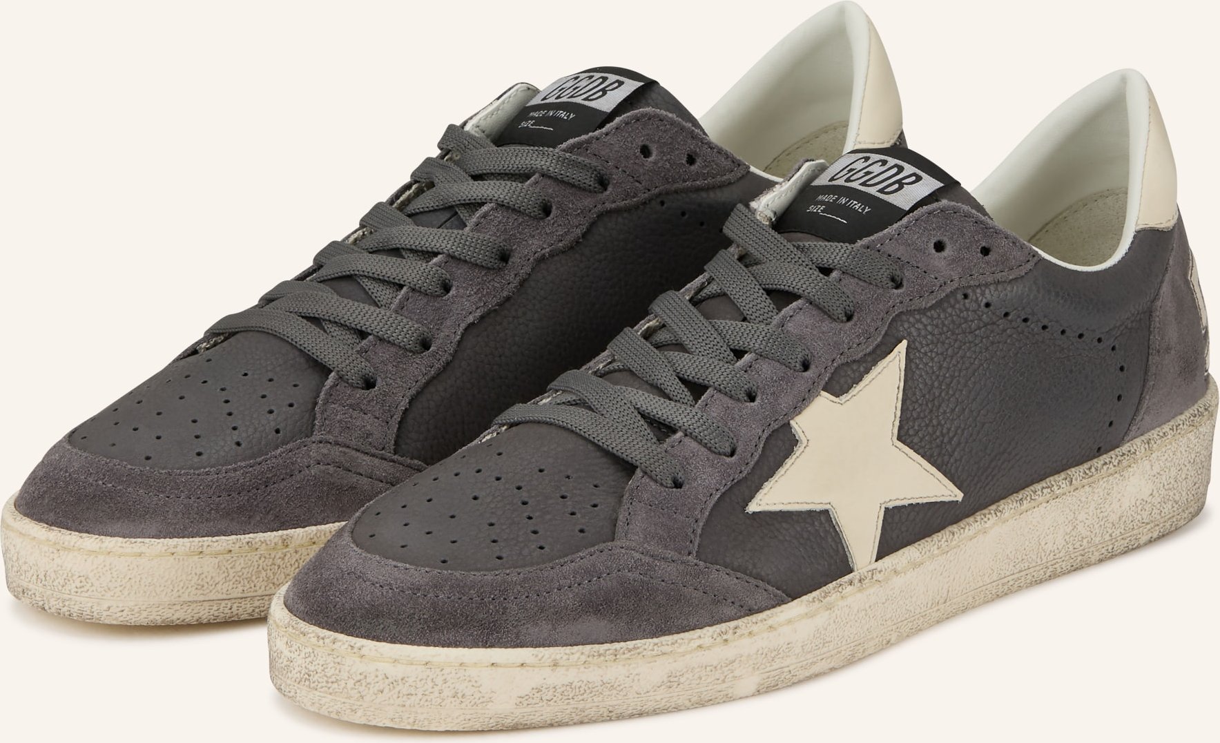 Golden Goose Sneaker Ball Star grau