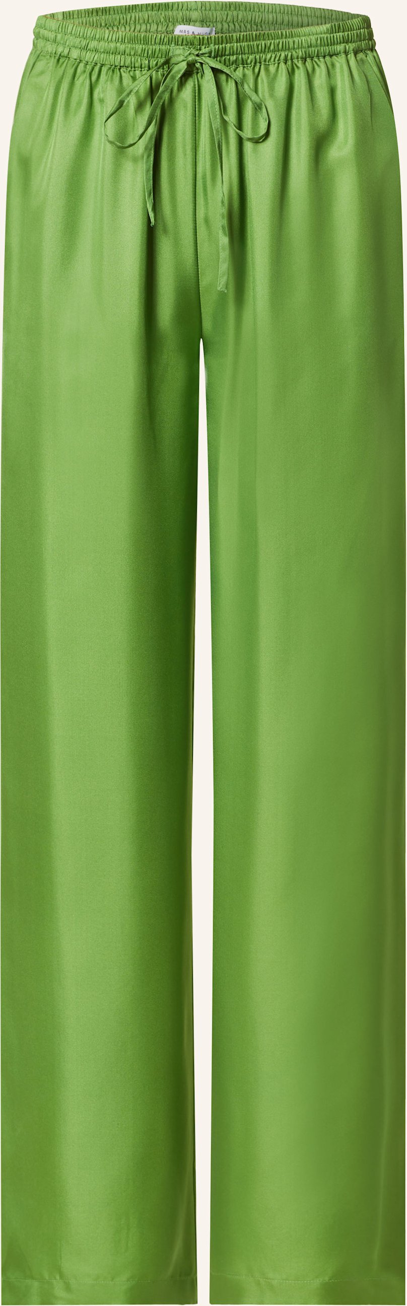Mrs & Hugs Seidenhose gruen