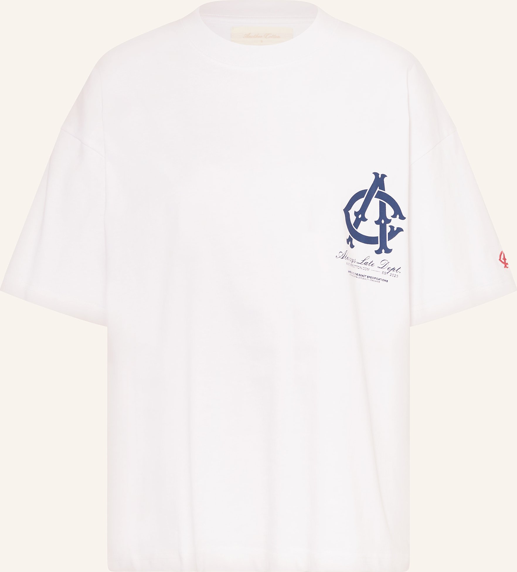 Another Cotton Lab Oversized-Shirt weiss