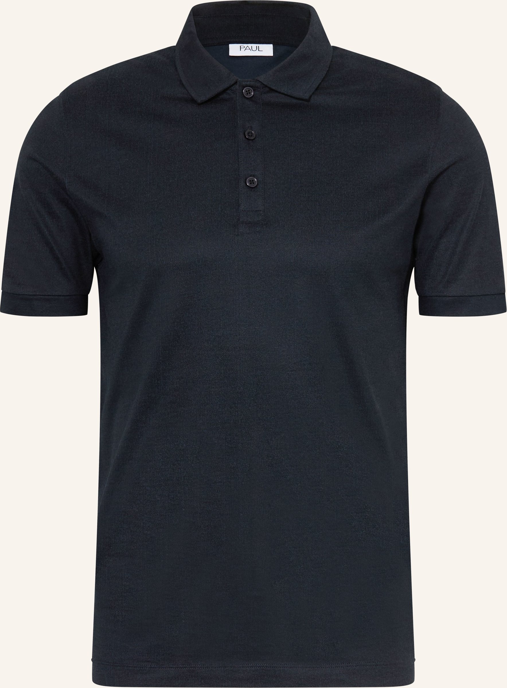 Paul Jersey-Poloshirt blau