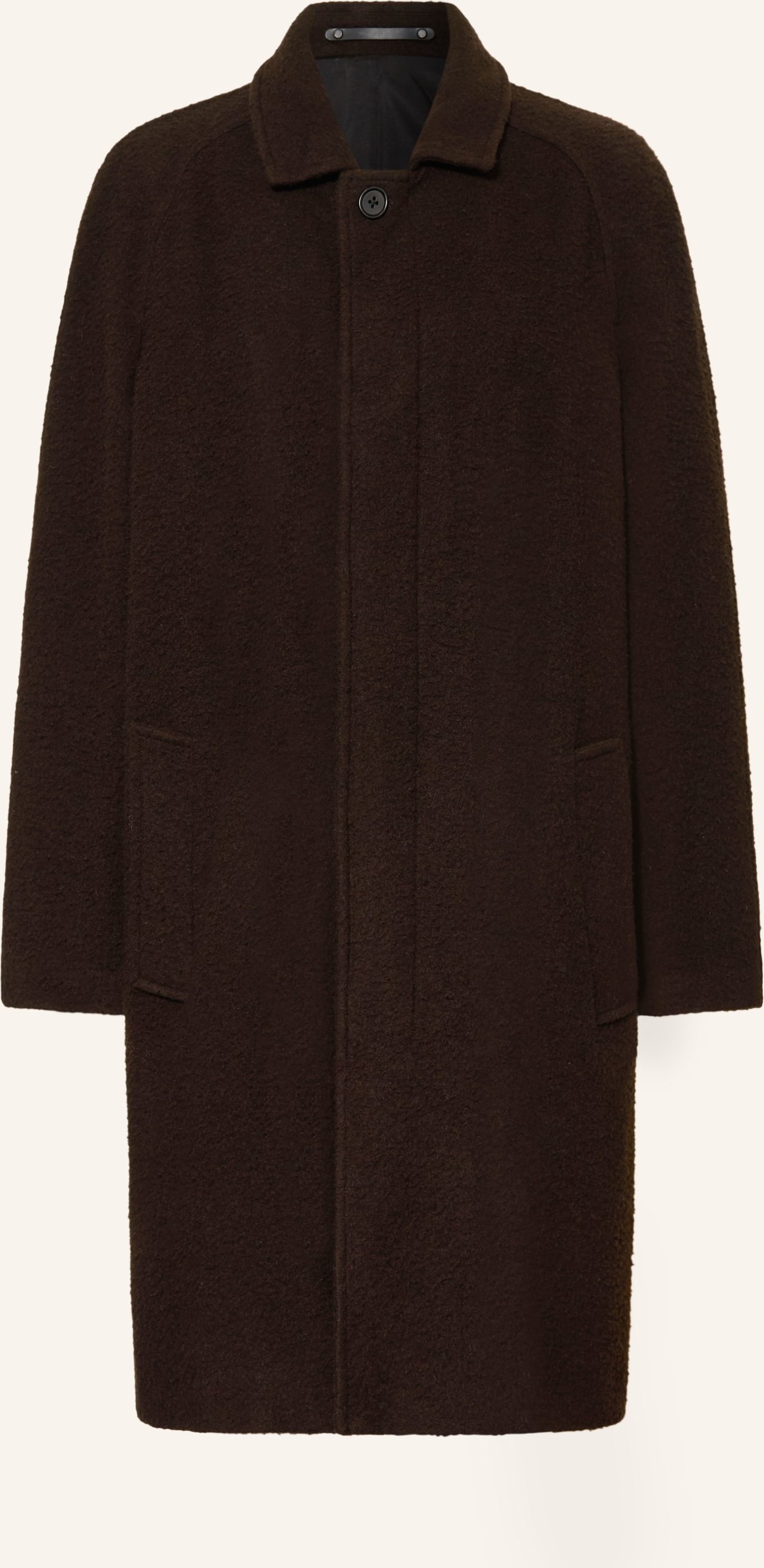 Allsaints Wollmantel Duke braun