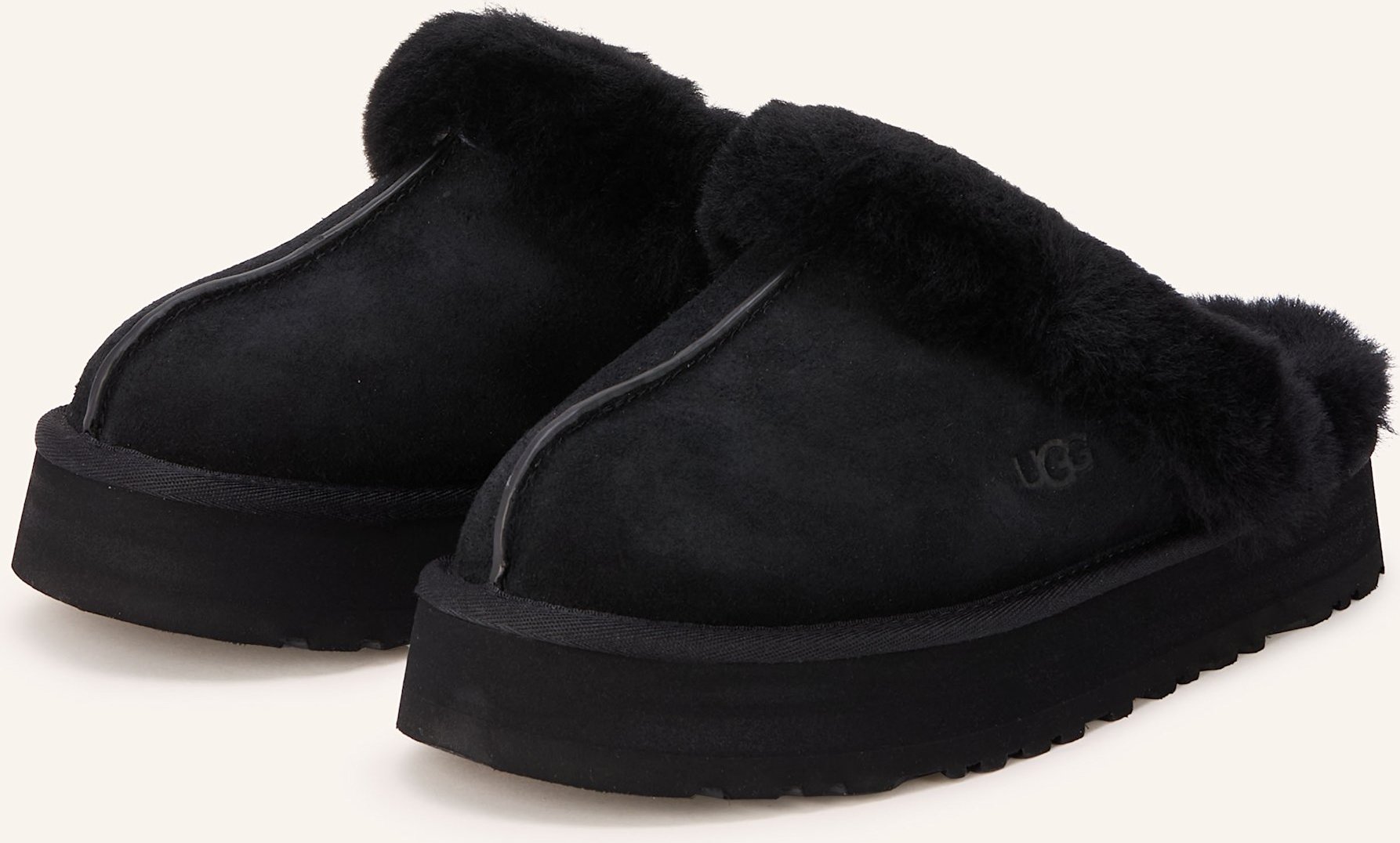 Thumbnail - Ugg Pantoletten Disquette schwarz