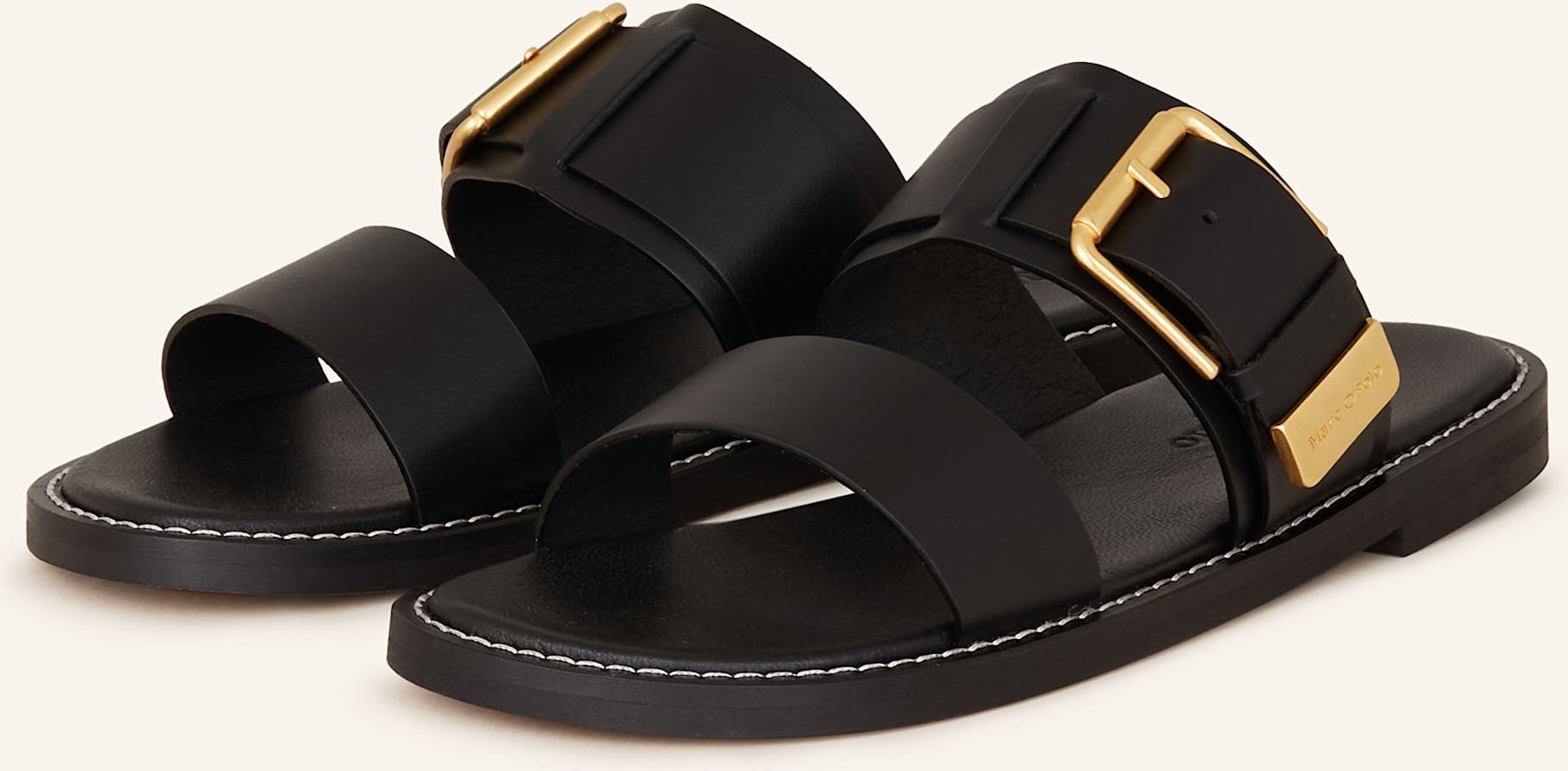 Marc O'polo Pantoletten Stina 1a schwarz