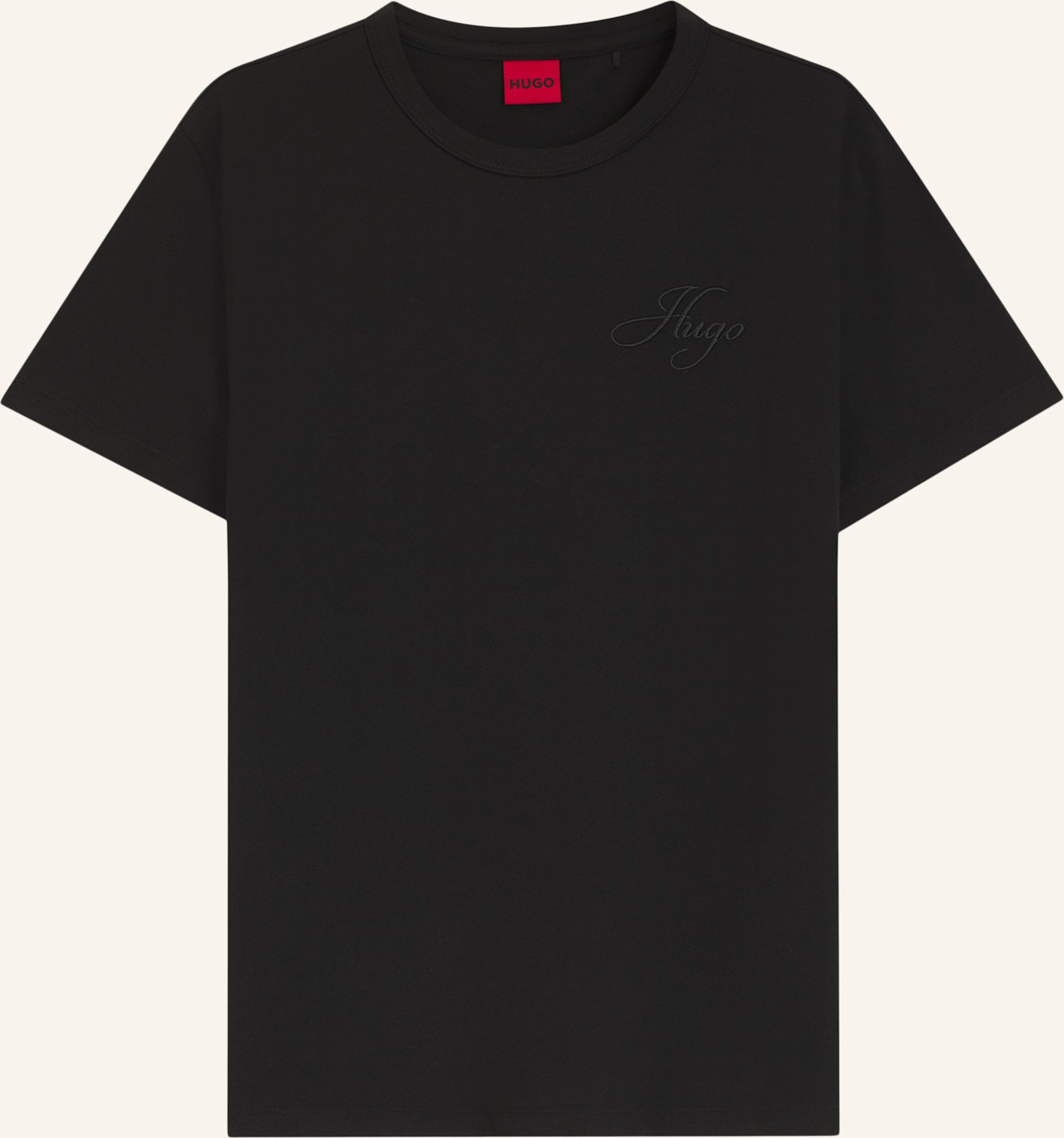 Hugo T-Shirt Damacia_7 Regular Fit schwarz