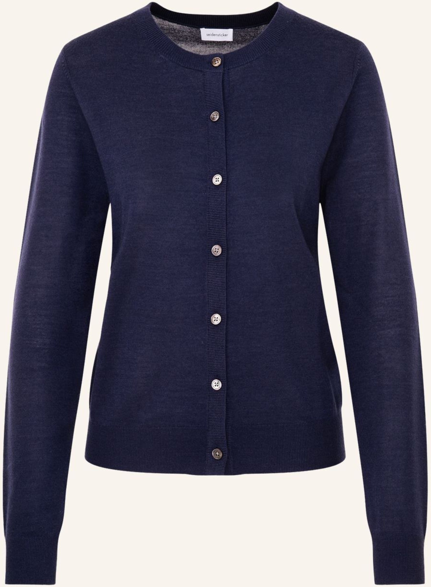 Seidensticker , Strick-Jacke, Cardigan blau