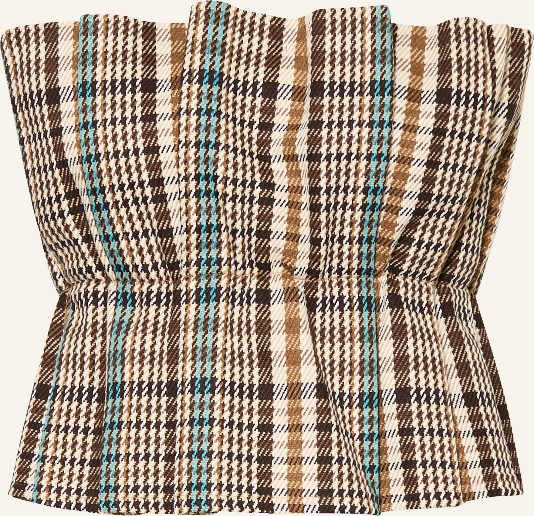 Sosue Top Mit Plissees braun