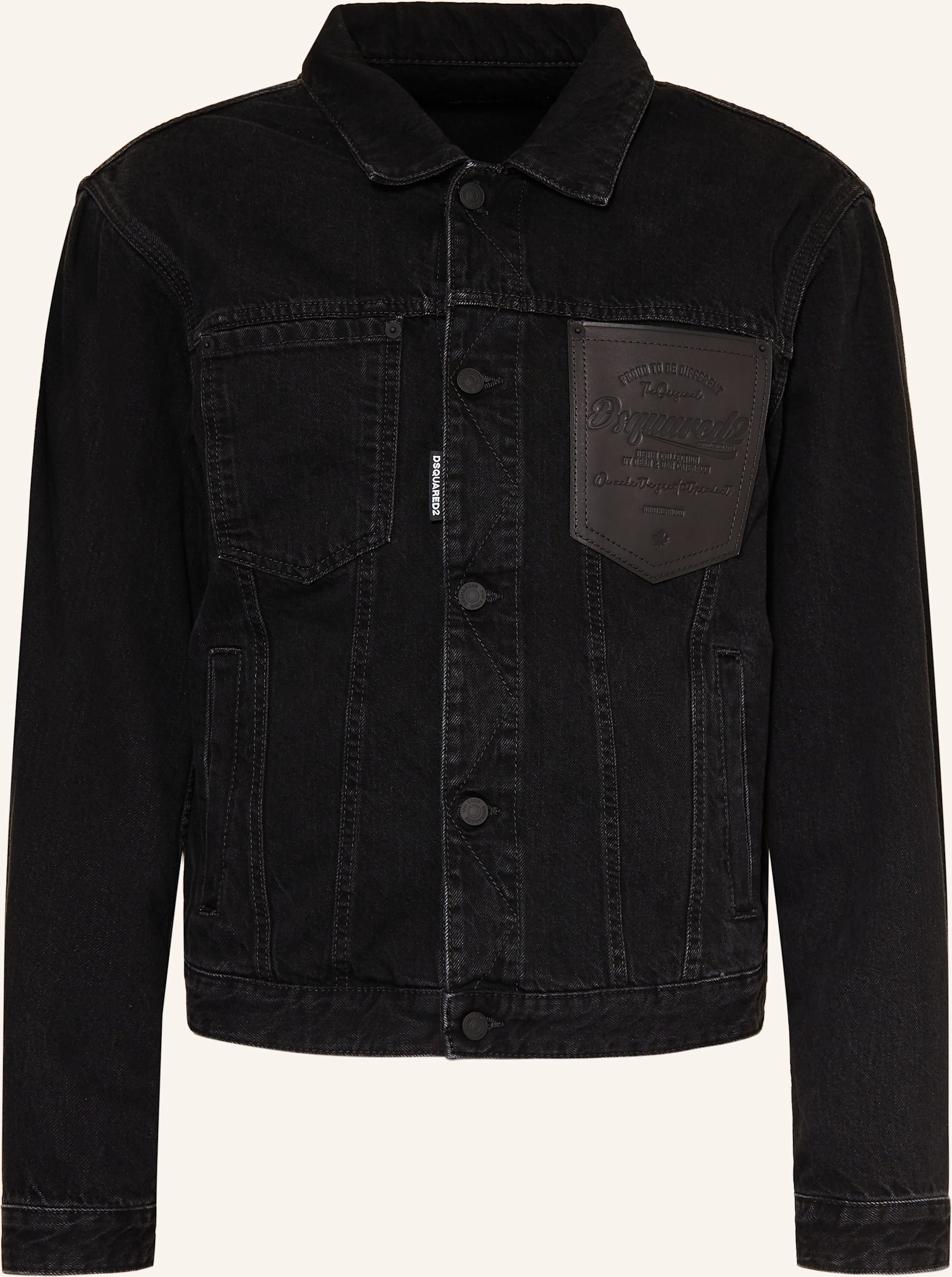 Thumbnail - dsquared2 Jeansjacke schwarz