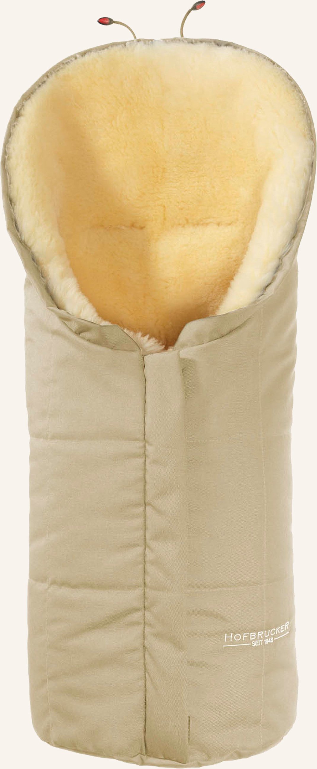 Thumbnail - Hofbrucker Fußsack Eskimo beige