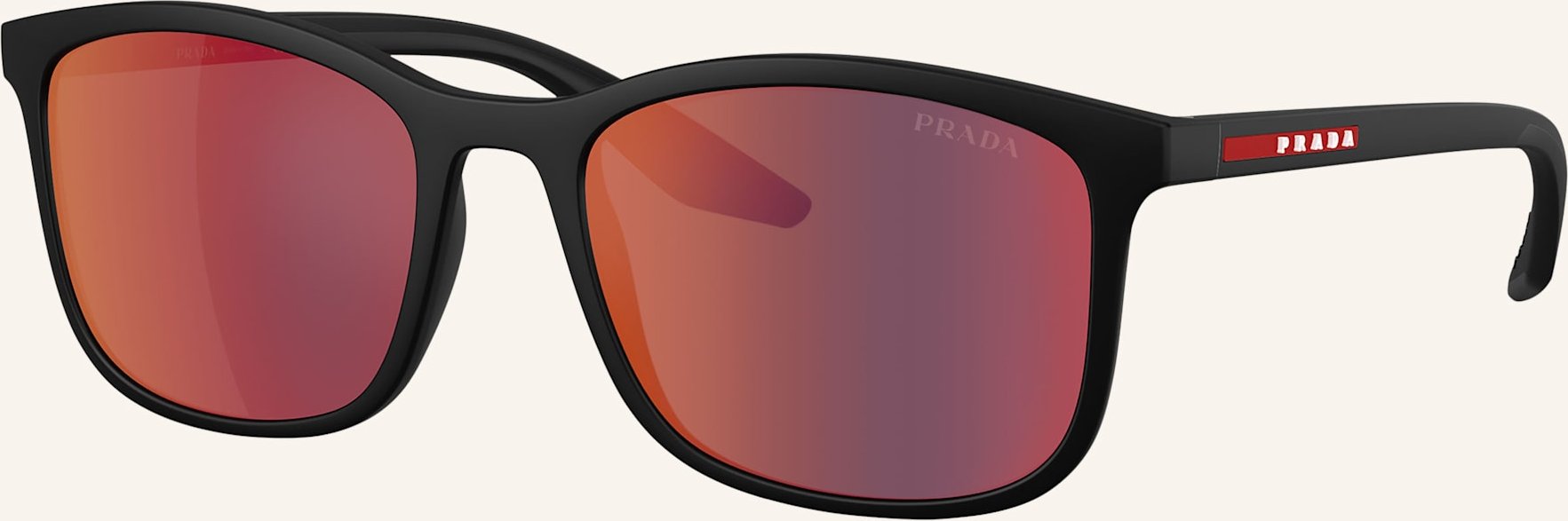 Thumbnail - Prada Linea Rossa Sonnenbrille Ps a08s schwarz