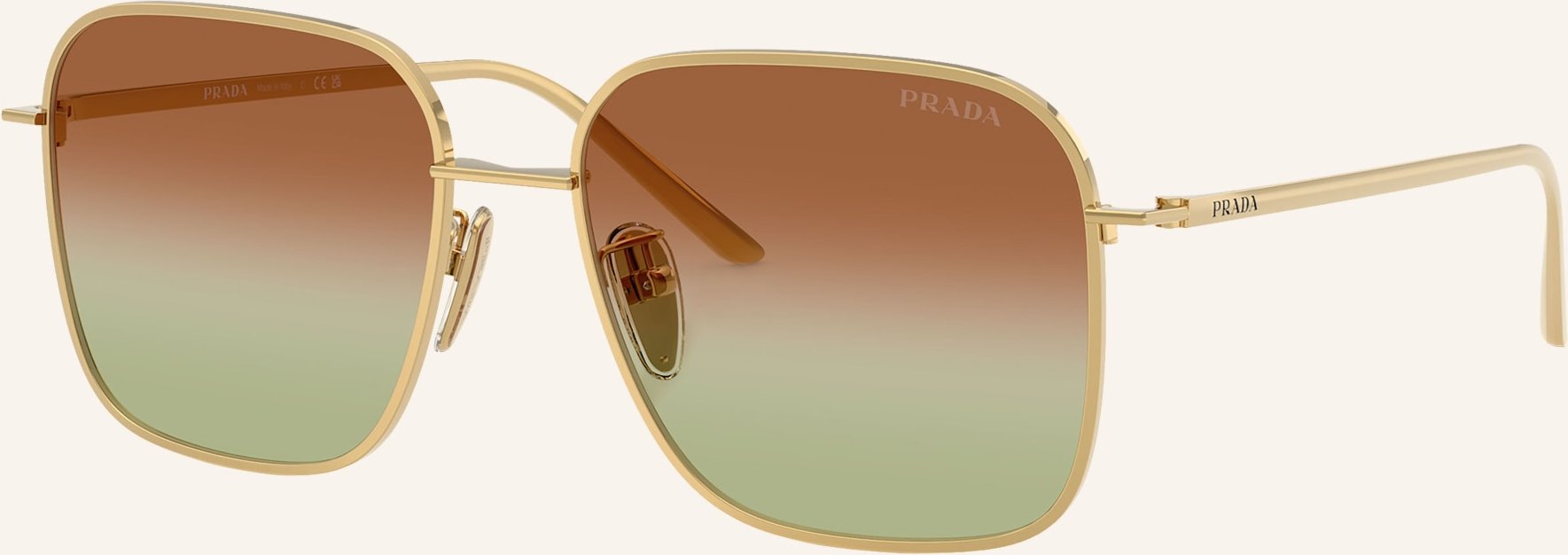 Prada Sonnenbrille Pr c54sd gold