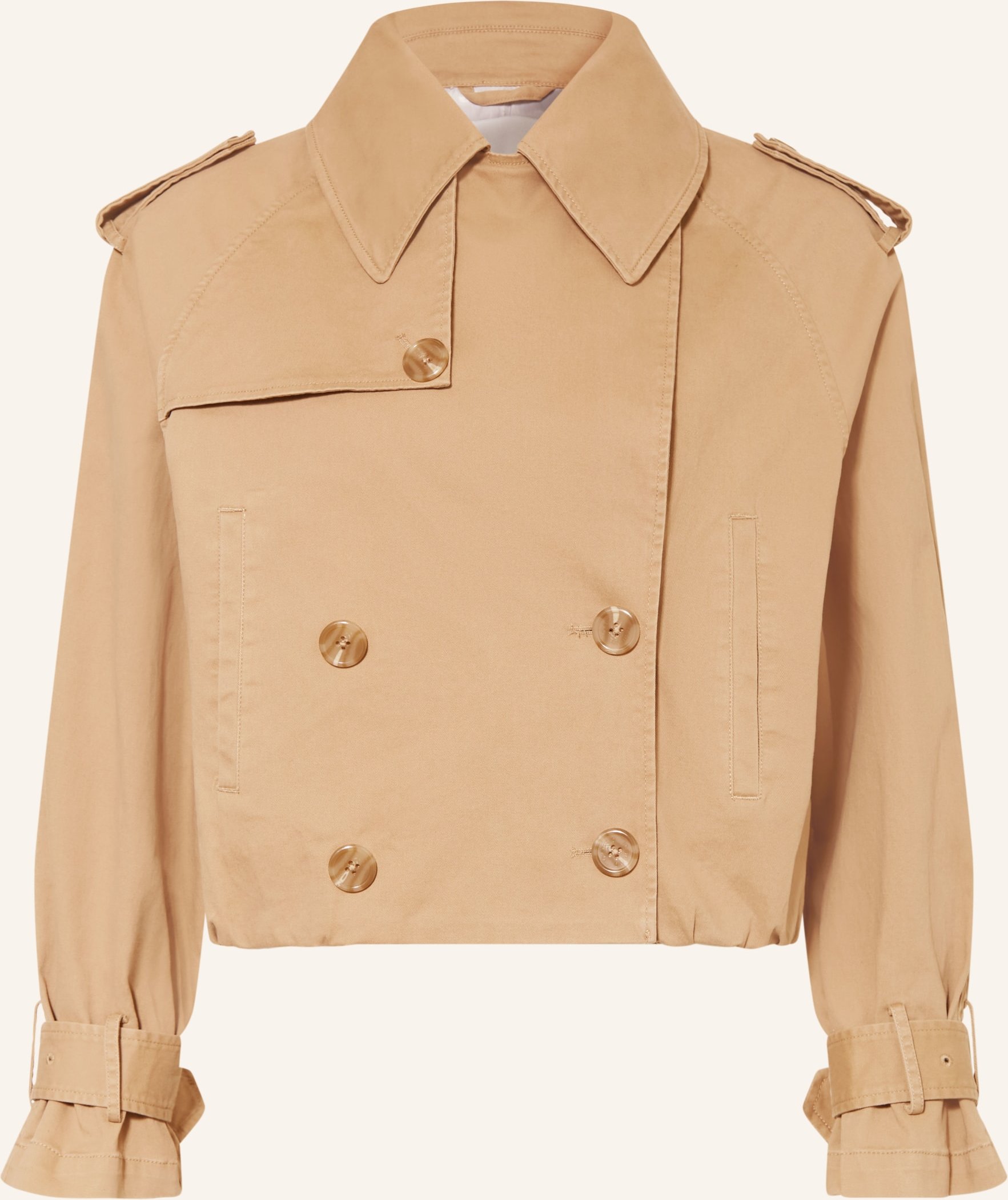 Iq Studio Trench-Jacke braun