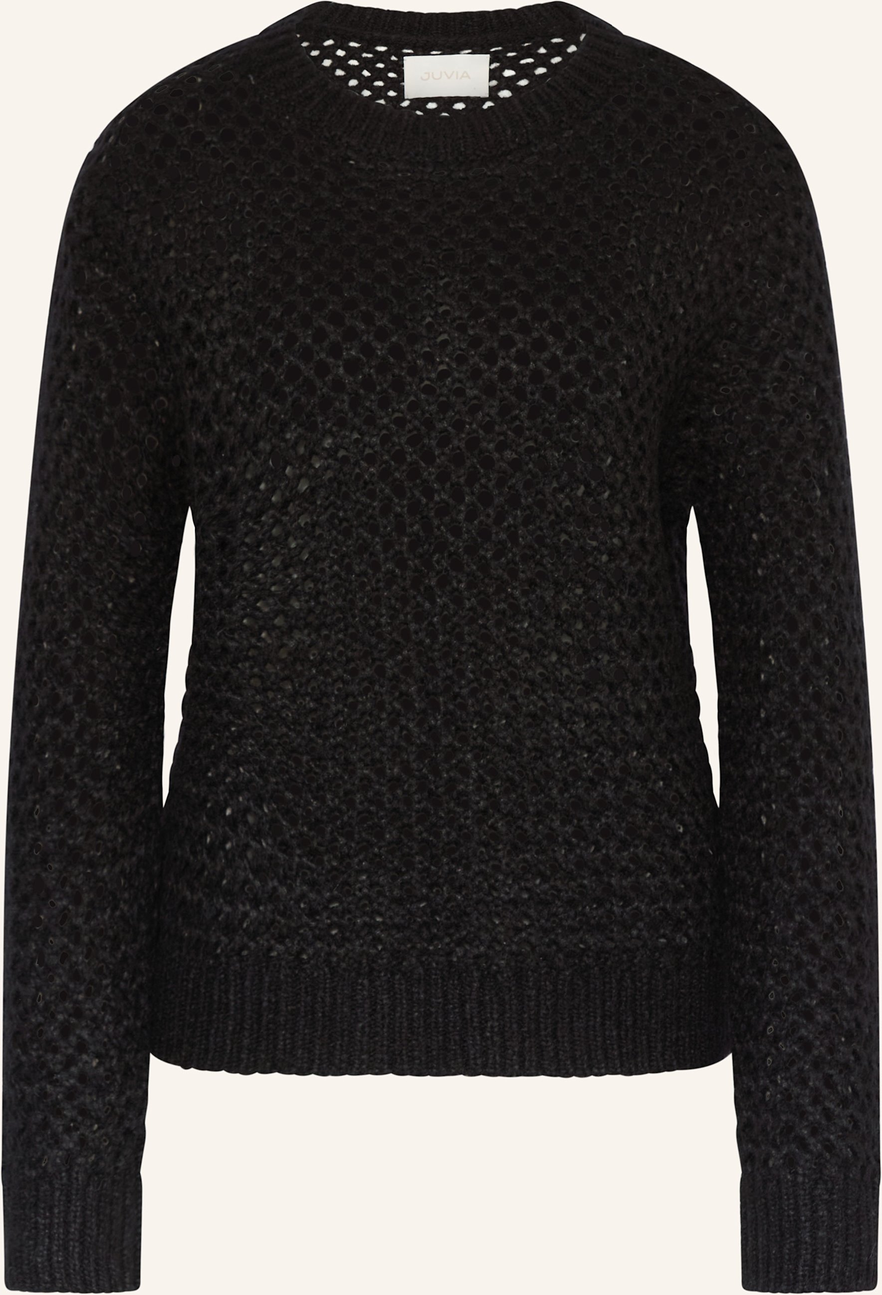 Juvia Alpaka-Pullover Eske schwarz