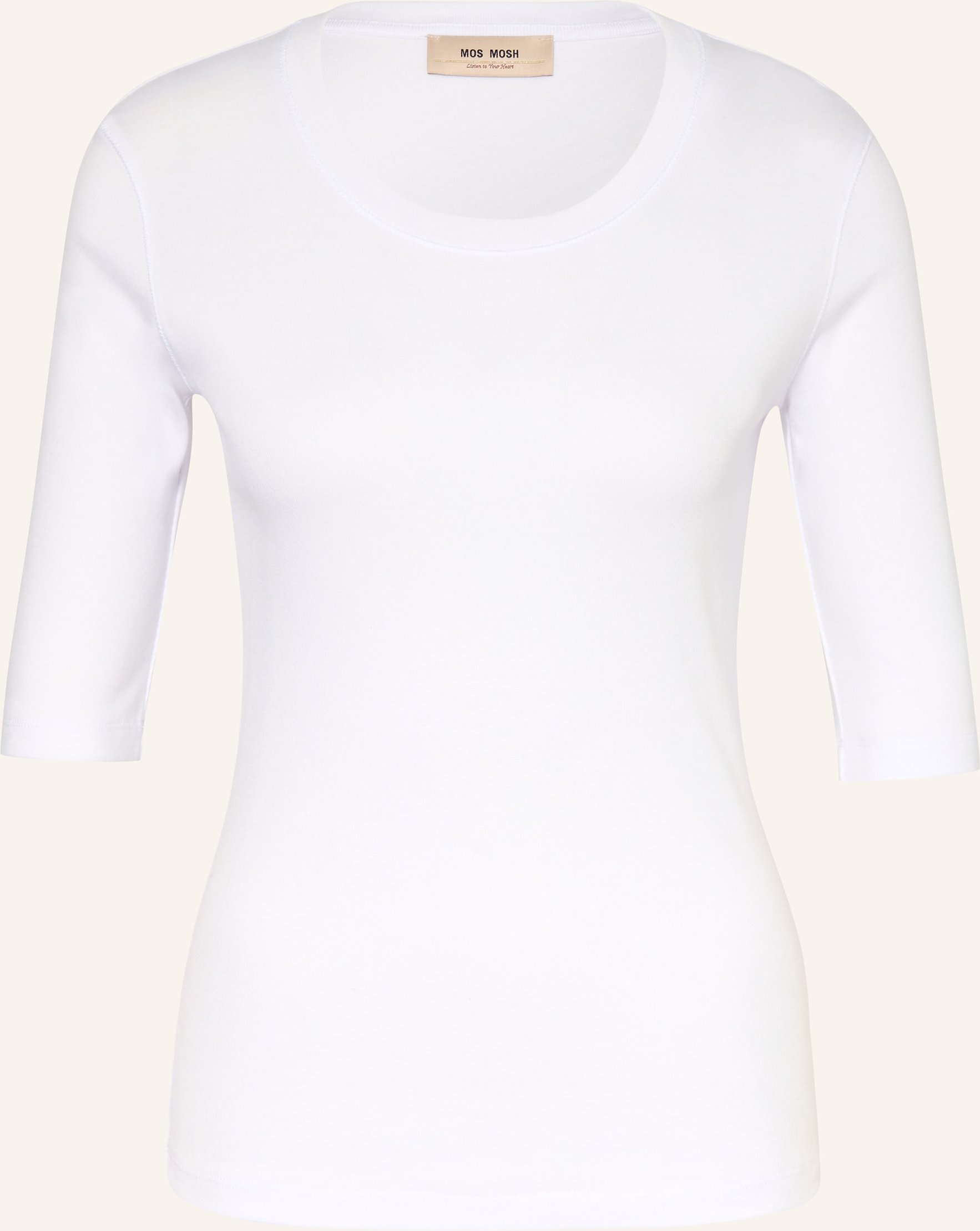 Mos Mosh Shirt Mmmali Mit 3/4-Arm weiss