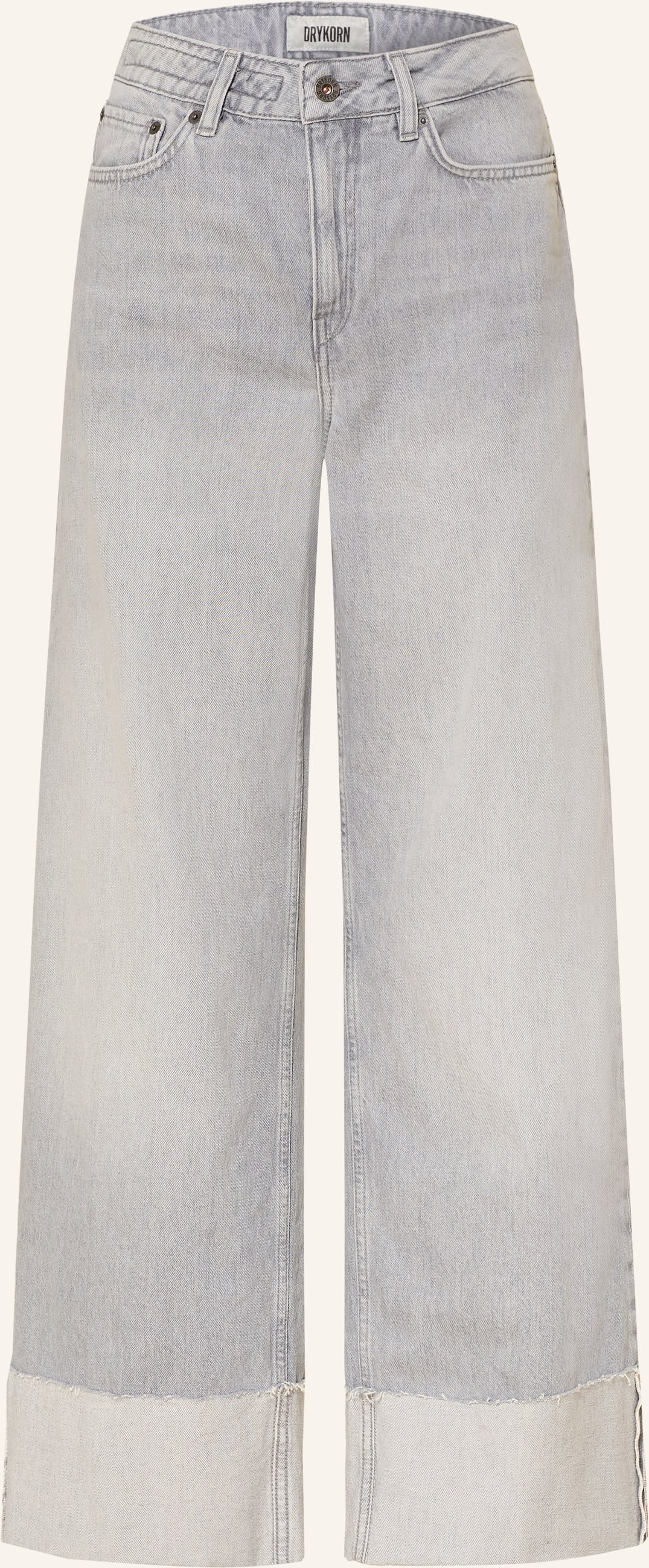 Drykorn Wide Leg Jeans Medley grau