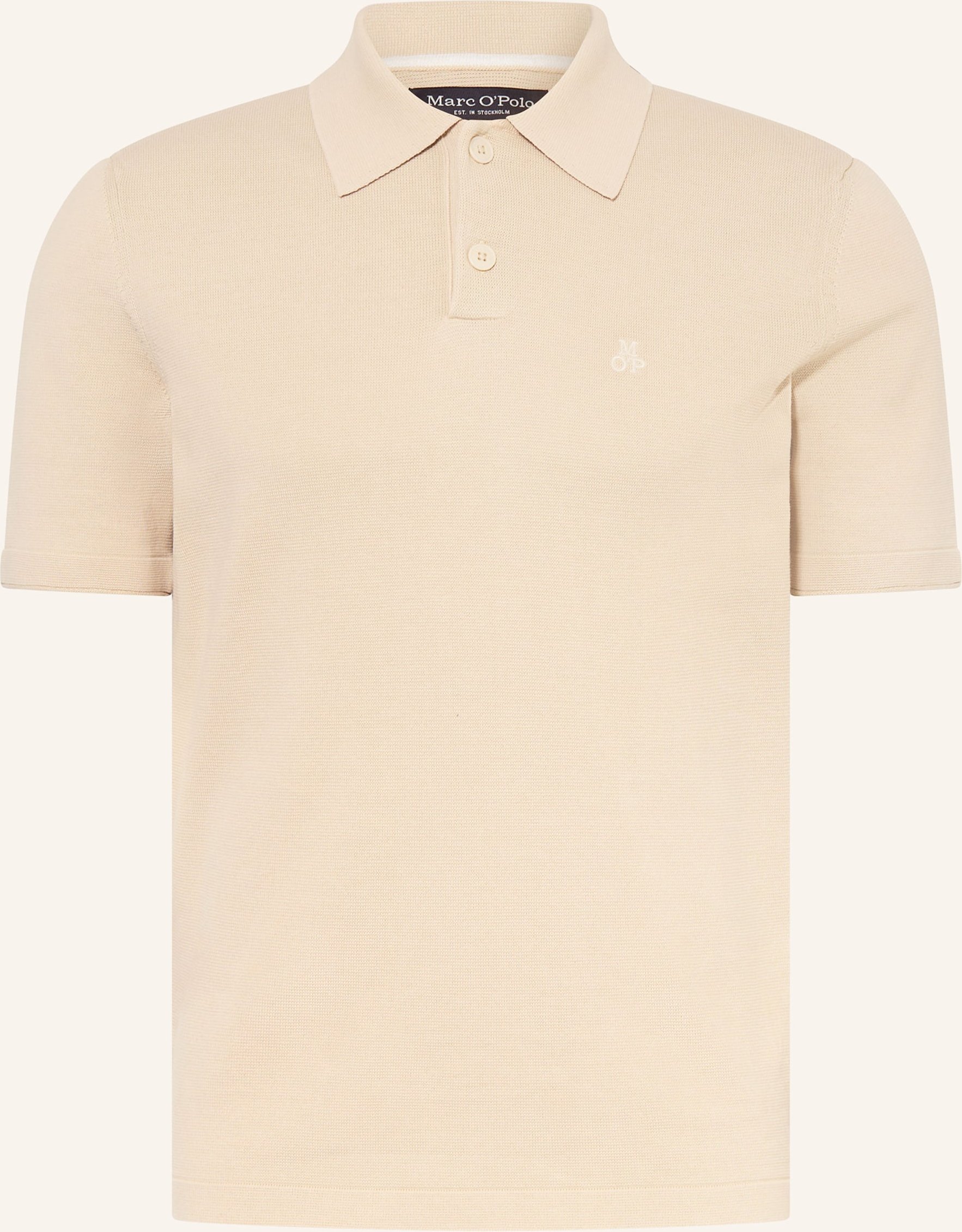 Marc O'polo Strick-Poloshirt beige