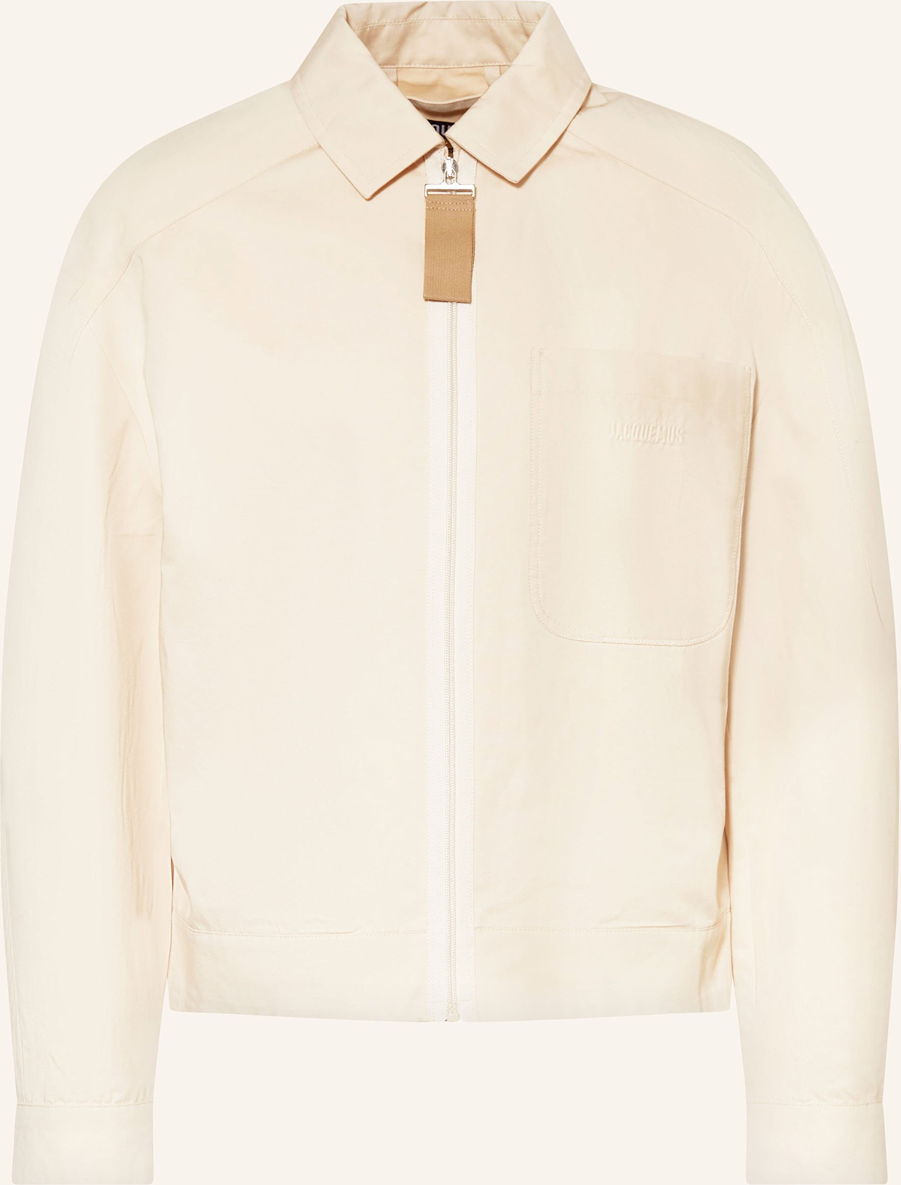 Thumbnail - Jacquemus Overjacket Le Blouson Linu beige