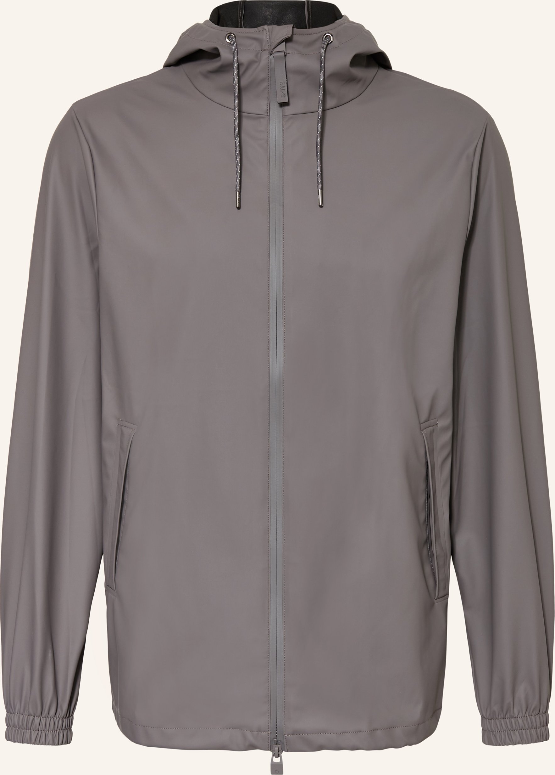 Rains Regenjacke Storm Breaker w3 grau